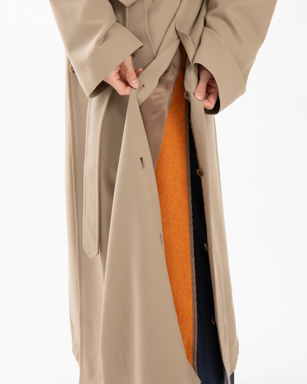 ULTRA FINE WOOL TRENCH COAT WITH DETACHABLE LINER (WOMEN'S)