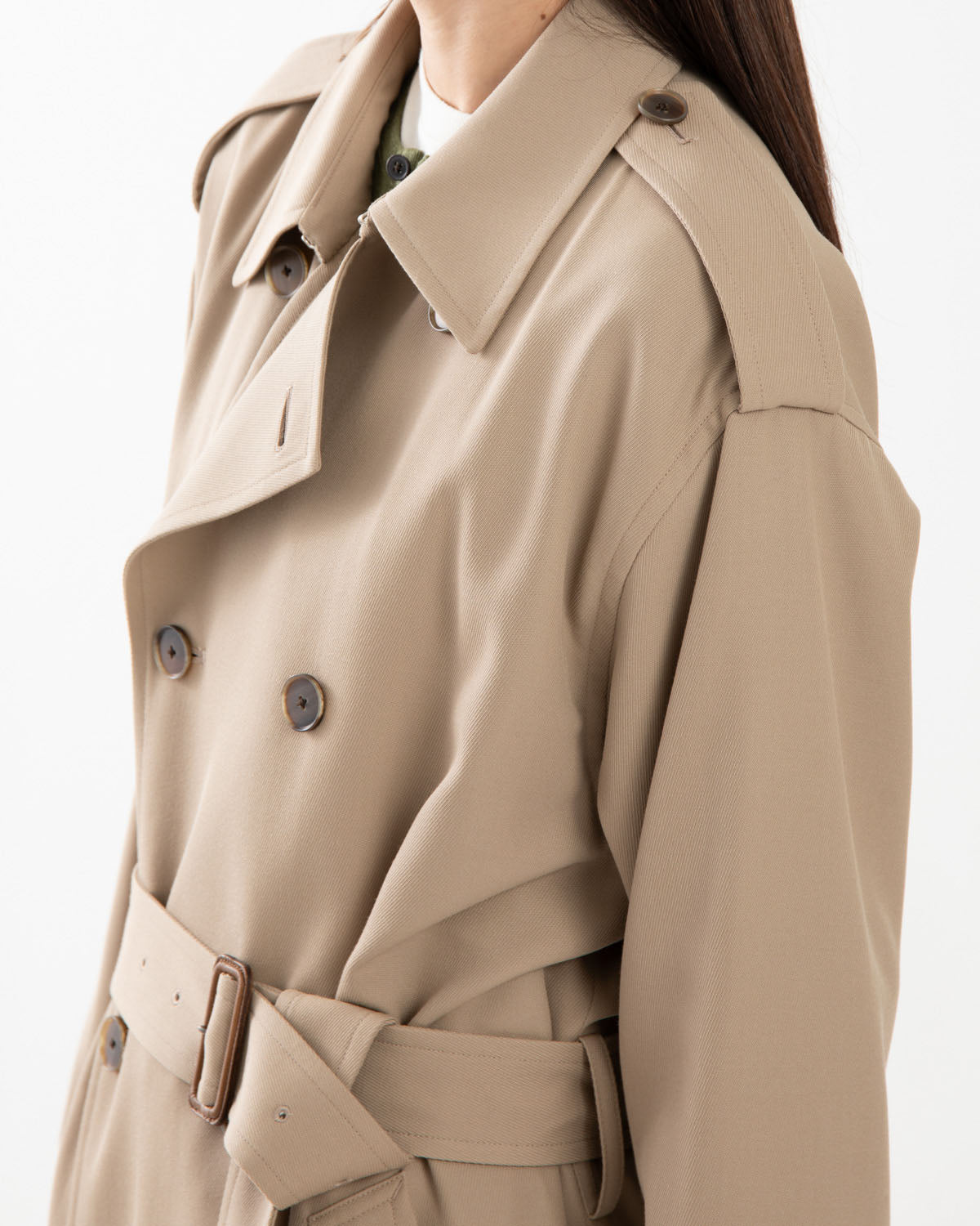 ULTRA FINE WOOL TRENCH COAT WITH DETACHABLE LINER (WOMEN'S)