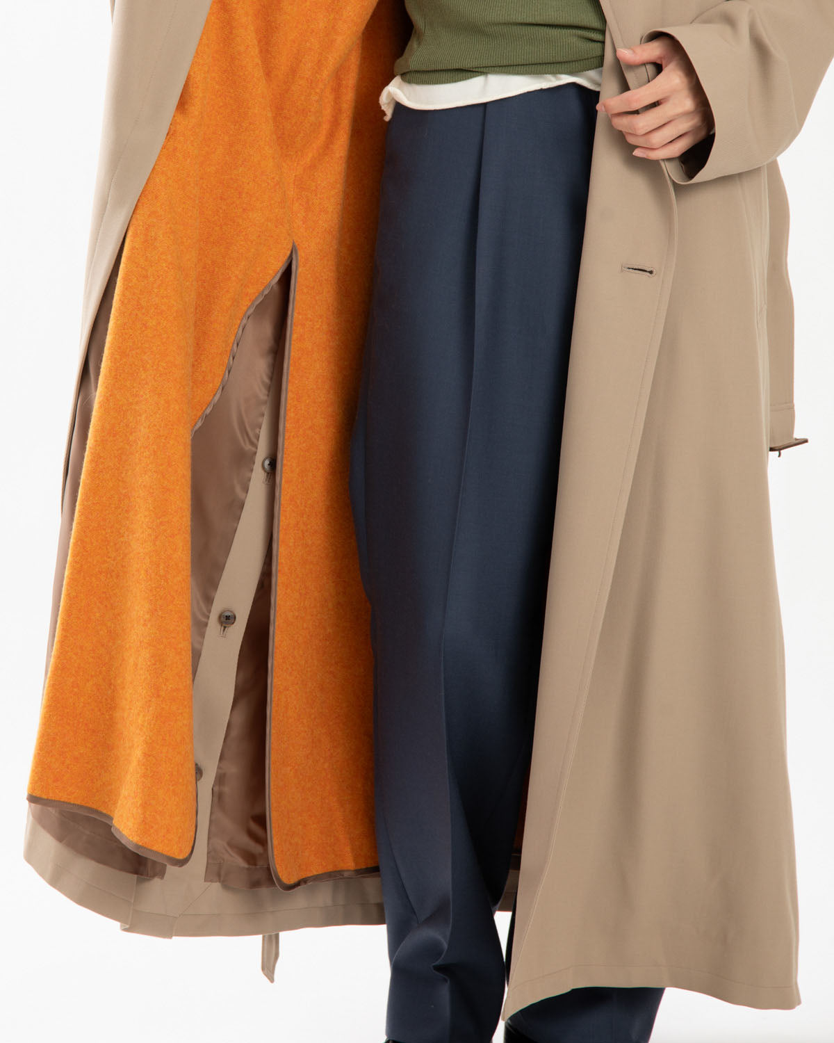 ULTRA FINE WOOL TRENCH COAT WITH DETACHABLE LINER (WOMEN'S)
