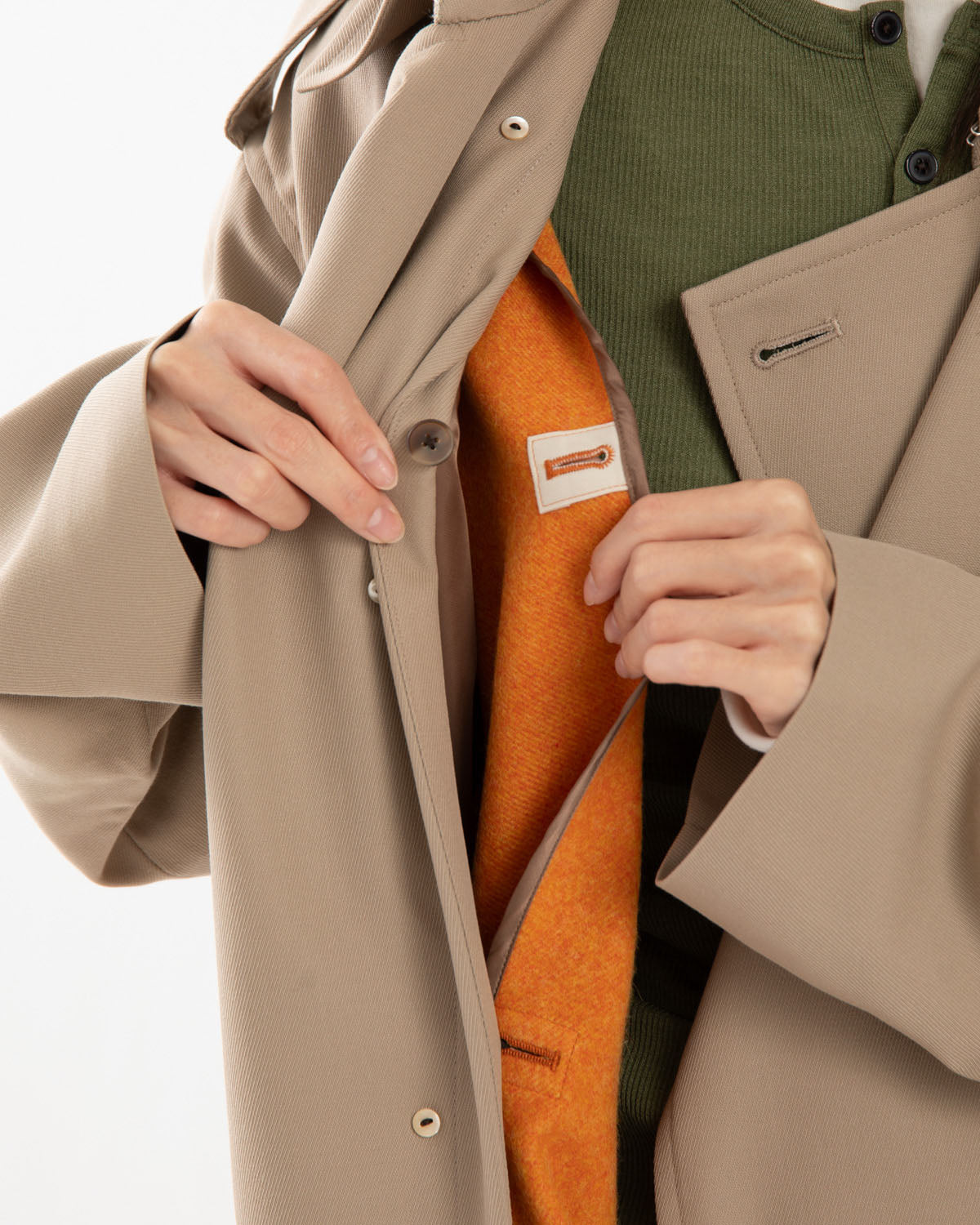 ULTRA FINE WOOL TRENCH COAT WITH DETACHABLE LINER (WOMEN'S)