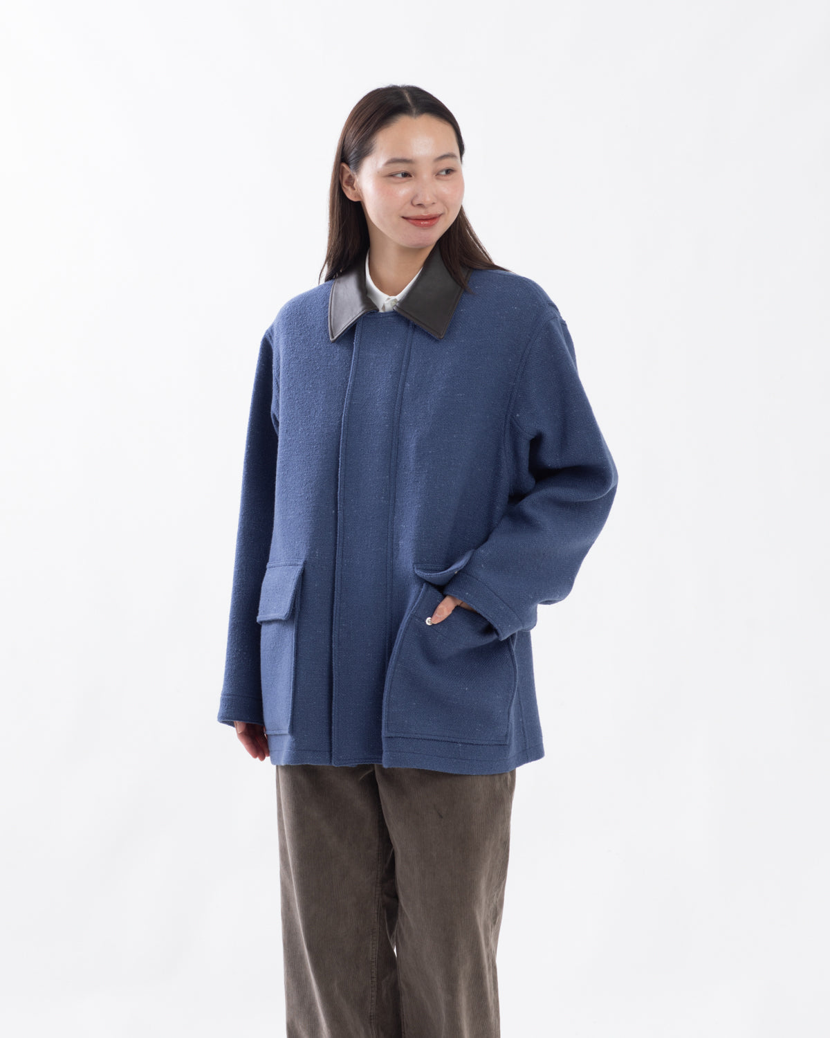 HOMESPUN TWEED ZIP BLOUSON (WOMEN'S)