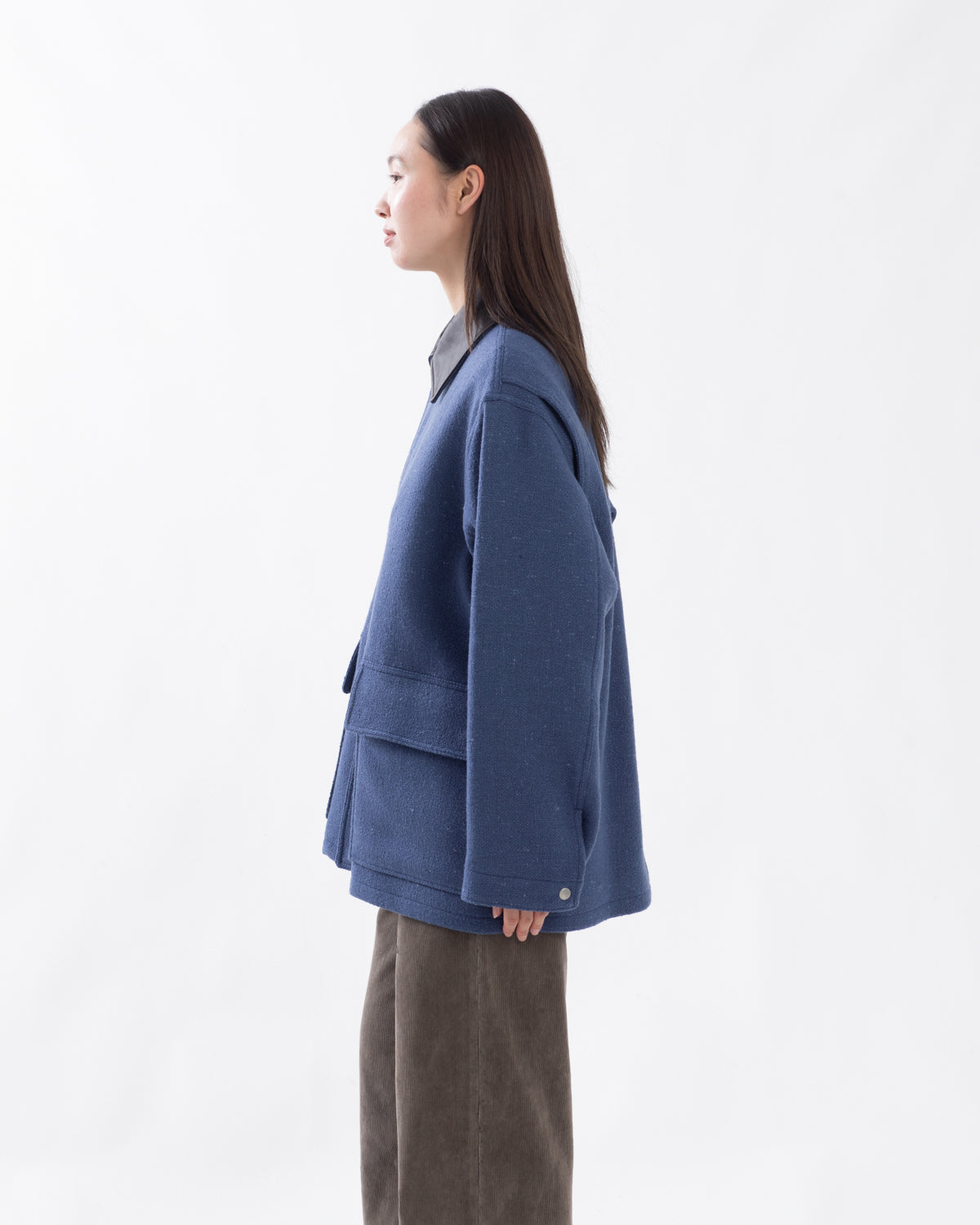 HOMESPUN TWEED ZIP BLOUSON (WOMEN'S)