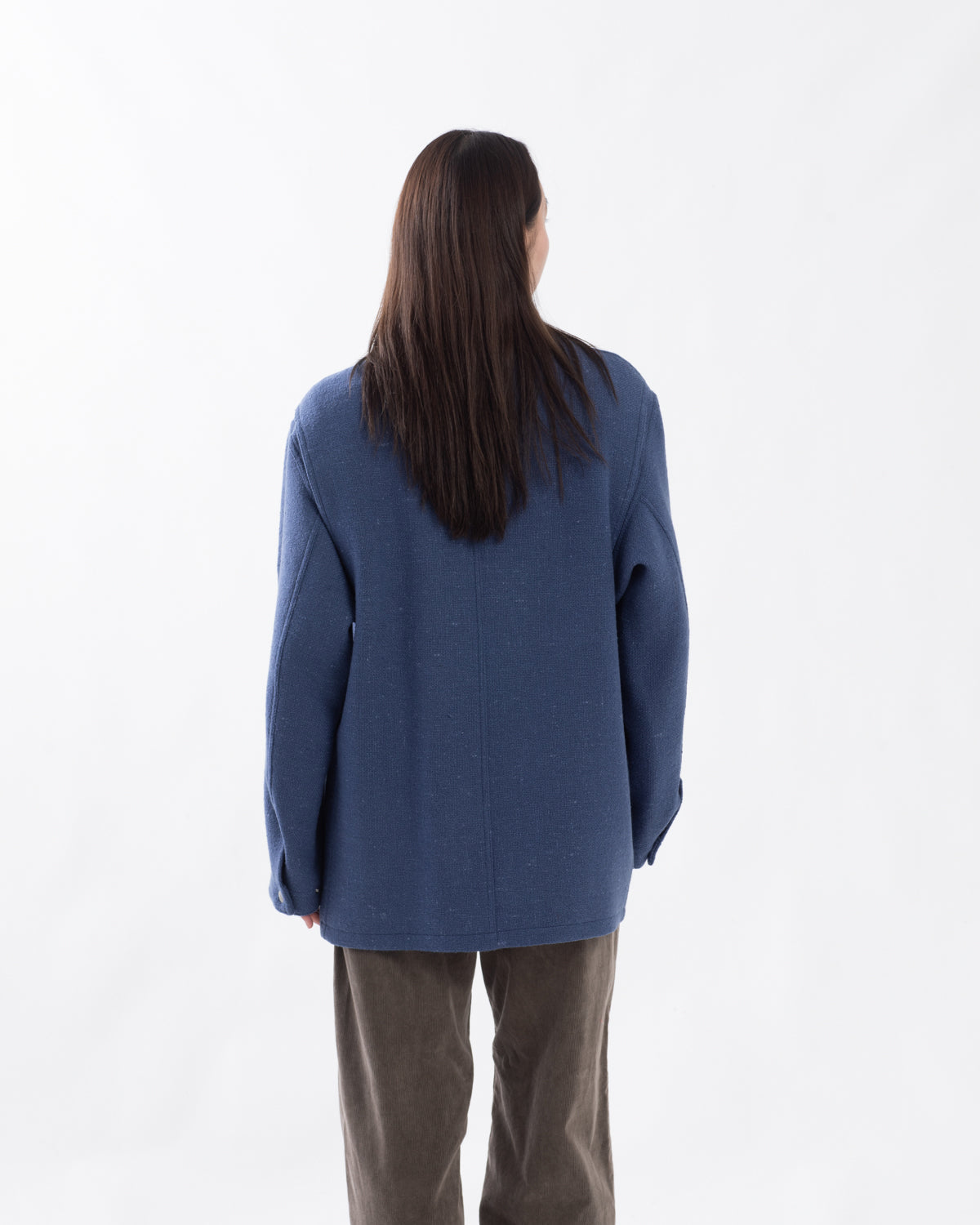 HOMESPUN TWEED ZIP BLOUSON (WOMEN'S)