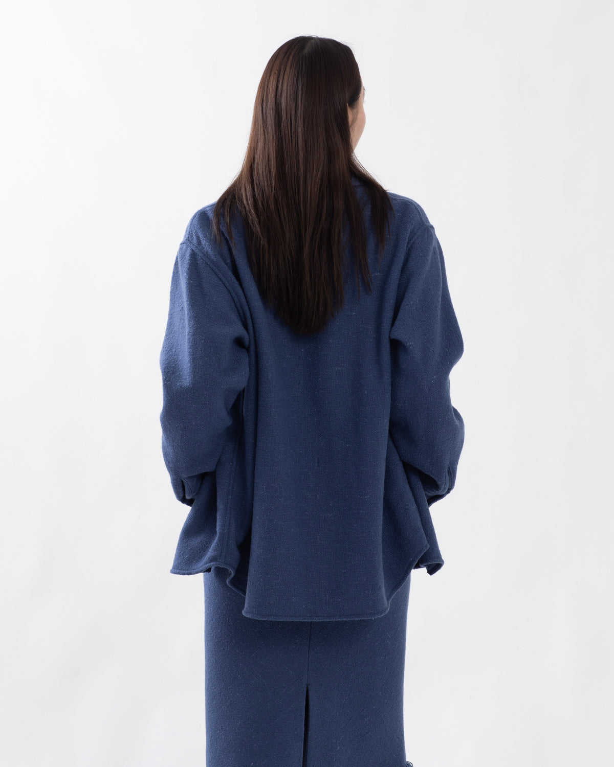 HOMESPUN TWEED SHIRT BLOUSON (WOMEN'S)