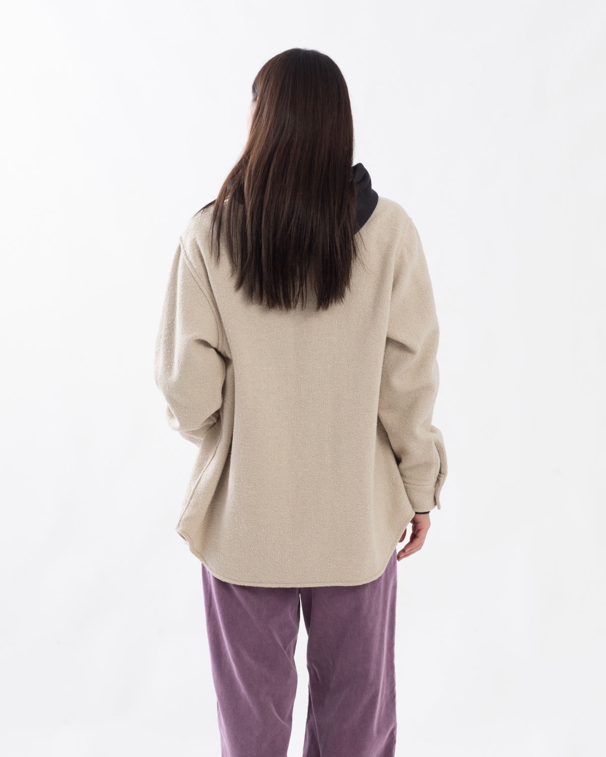 HOMESPUN TWEED SHIRT BLOUSON (WOMEN'S)