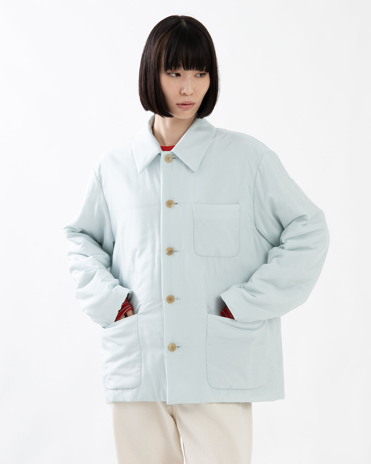 LIGHT SILK PADDED BLOUSON