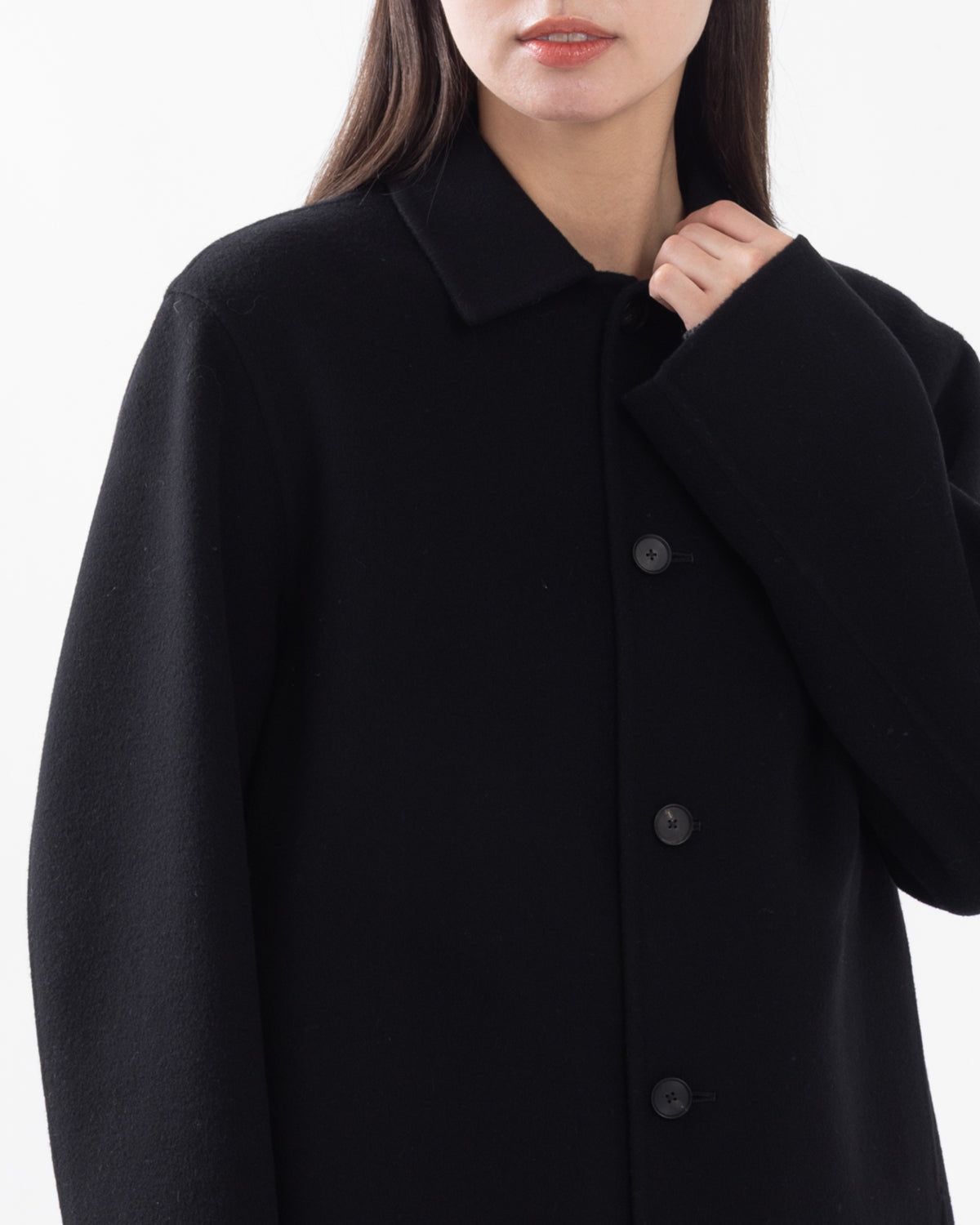 SUPER FINE WOOL MELTON HAND SEWN BLOUSON