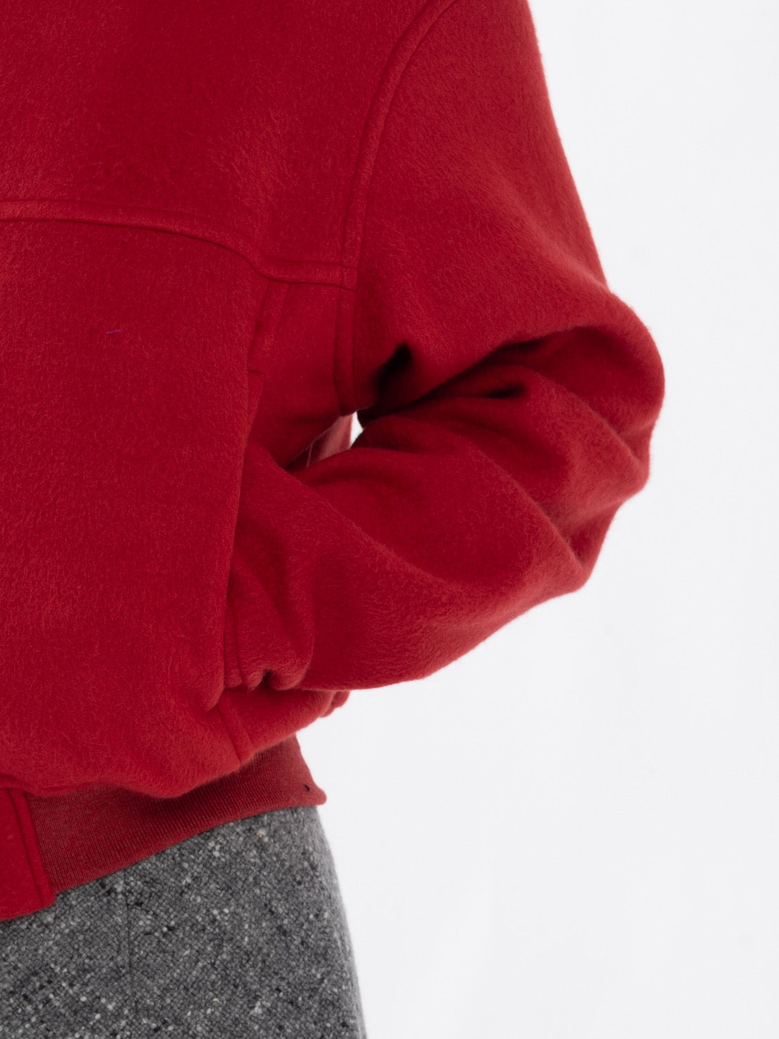 PURE SILK COMFORT FLEECE ZIP BLOUSON (WOMEN'S)