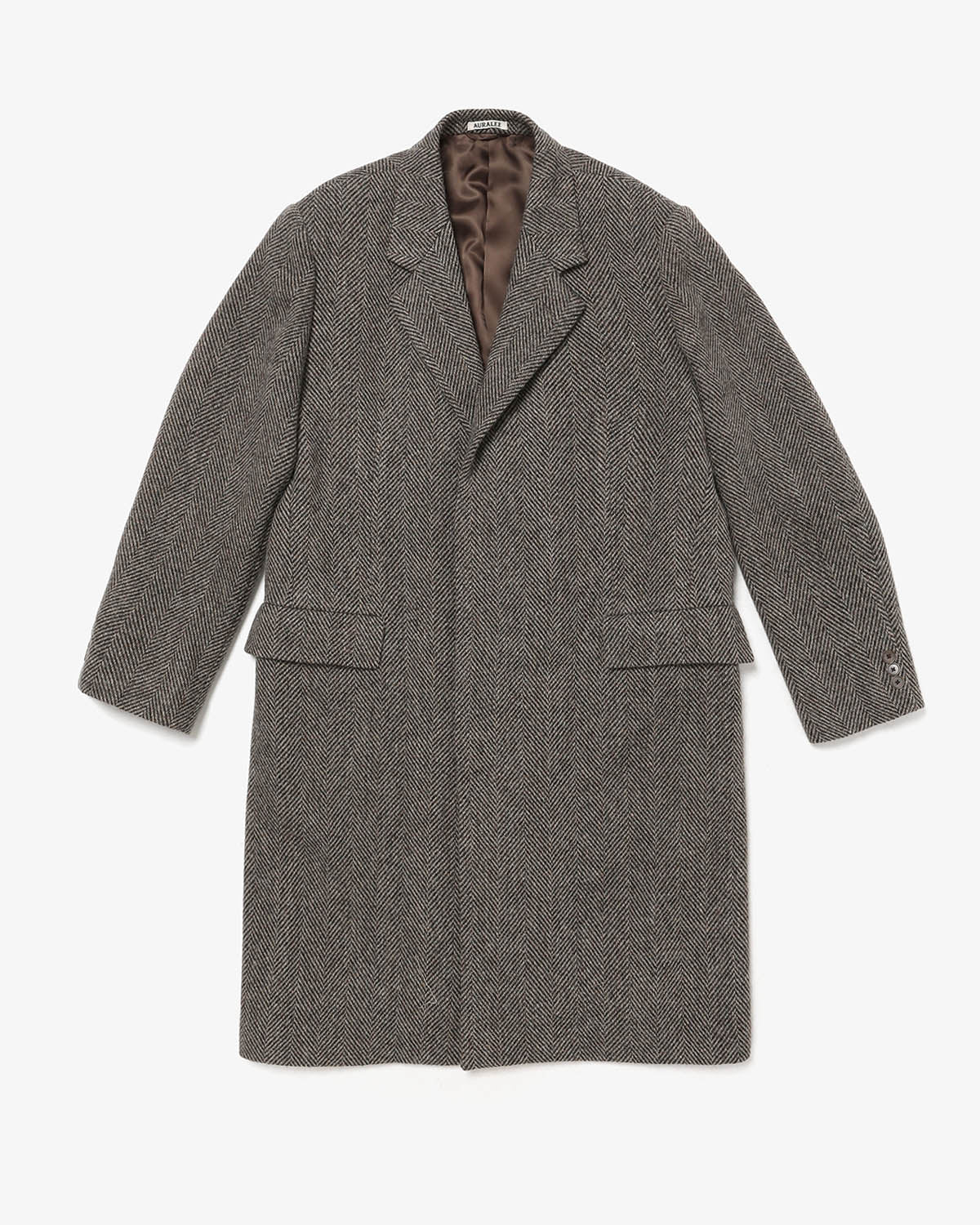 LAMA SHETLAND WOOL TWEED CHESTERFIELD COAT (WOMEN'S)