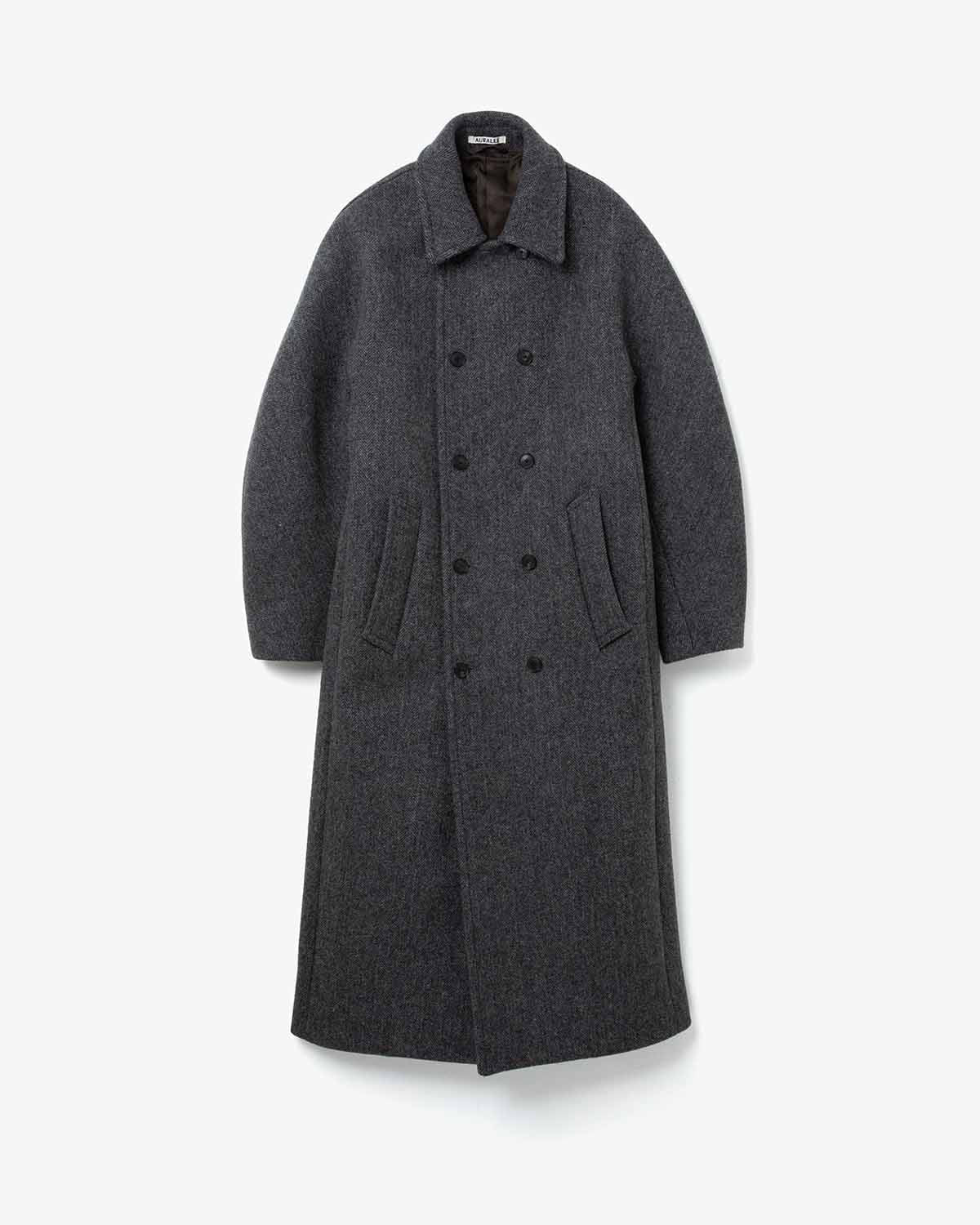 SHETLAND WOOL DOUBLE CLOTH COAT (WOMEN'S)