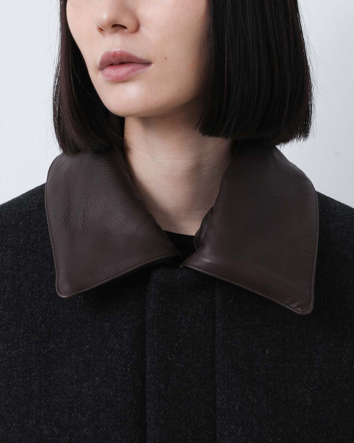 SHETLAND WOOL DOUBLE CLOTH BLOUSON (WOMEN'S)