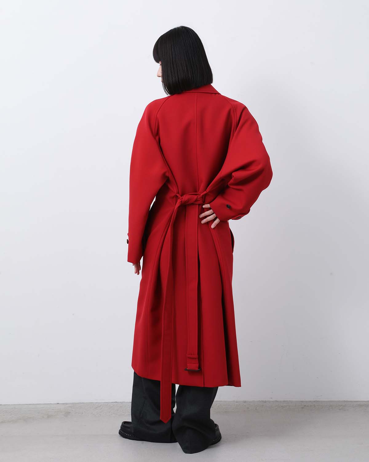 TWISTED DOUBLE CLOTH COAT (WOMEN'S)