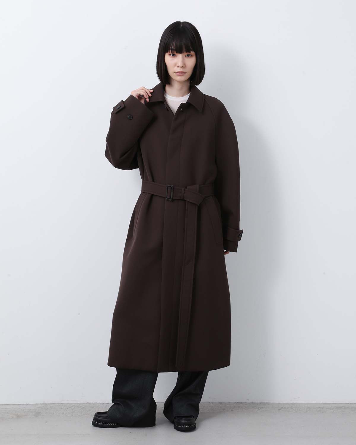 TWISTED DOUBLE CLOTH COAT (WOMEN'S)