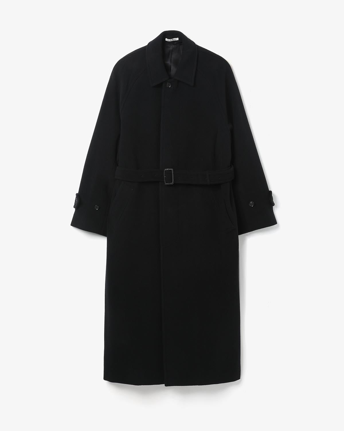 SUPER FINE WOOL MOSSER SOUTIEN COLLAR COAT