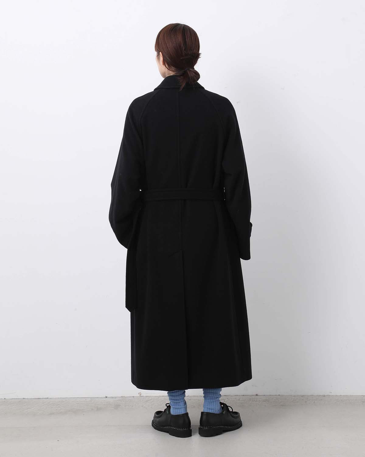 SUPER FINE WOOL MOSSER SOUTIEN COLLAR COAT
