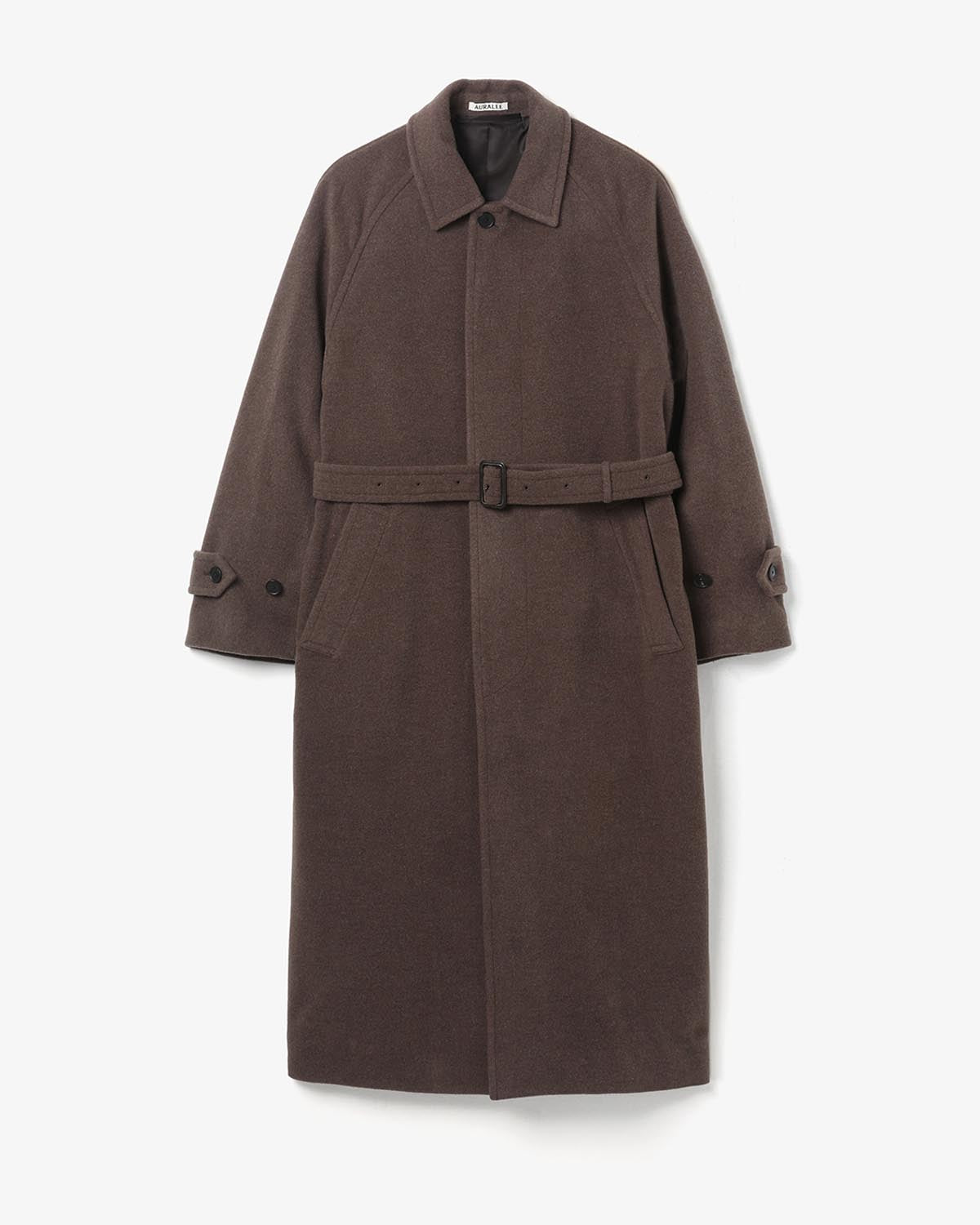 SUPER FINE WOOL MOSSER SOUTIEN COLLAR COAT
