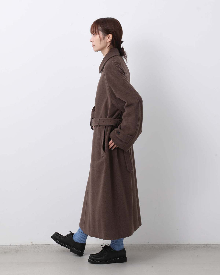 ジャケット・アウター SUPER FINE WOOL MOSSER SOUTIEN COAT24AW SUPER FINE WOOL MOSSER SOUTIEN COLLAR COAT - AURALEE Official Website