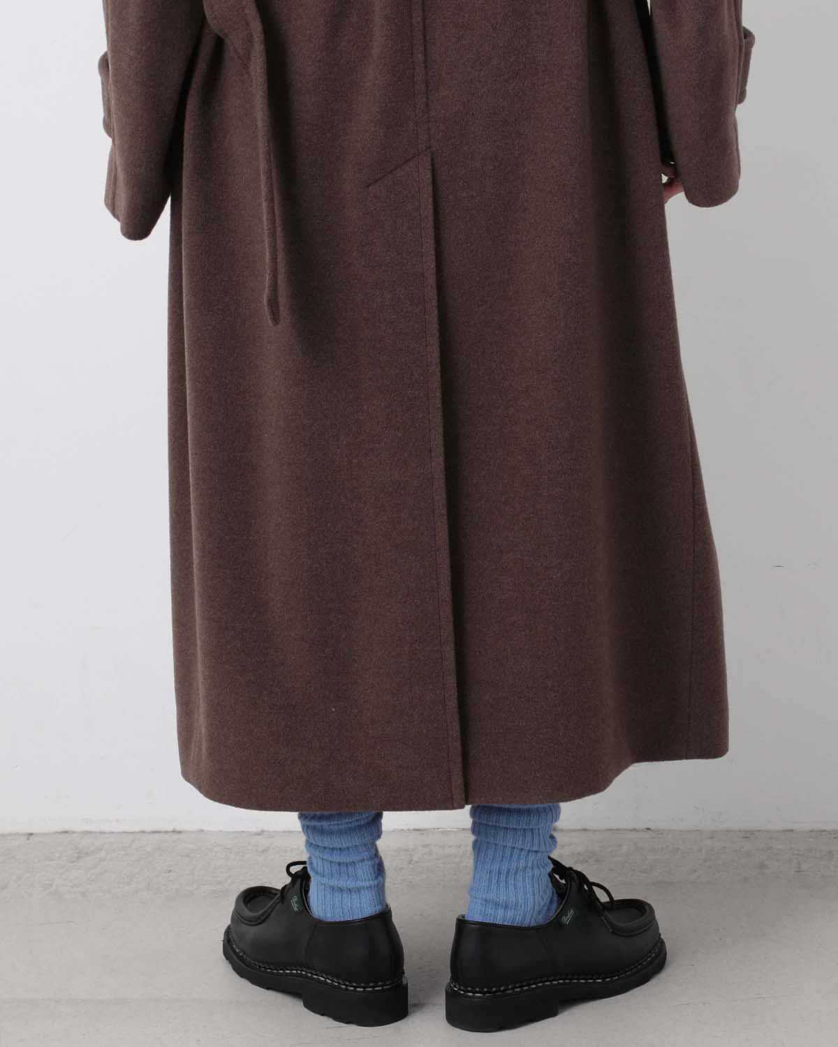 SUPER FINE WOOL MOSSER SOUTIEN COLLAR COAT
