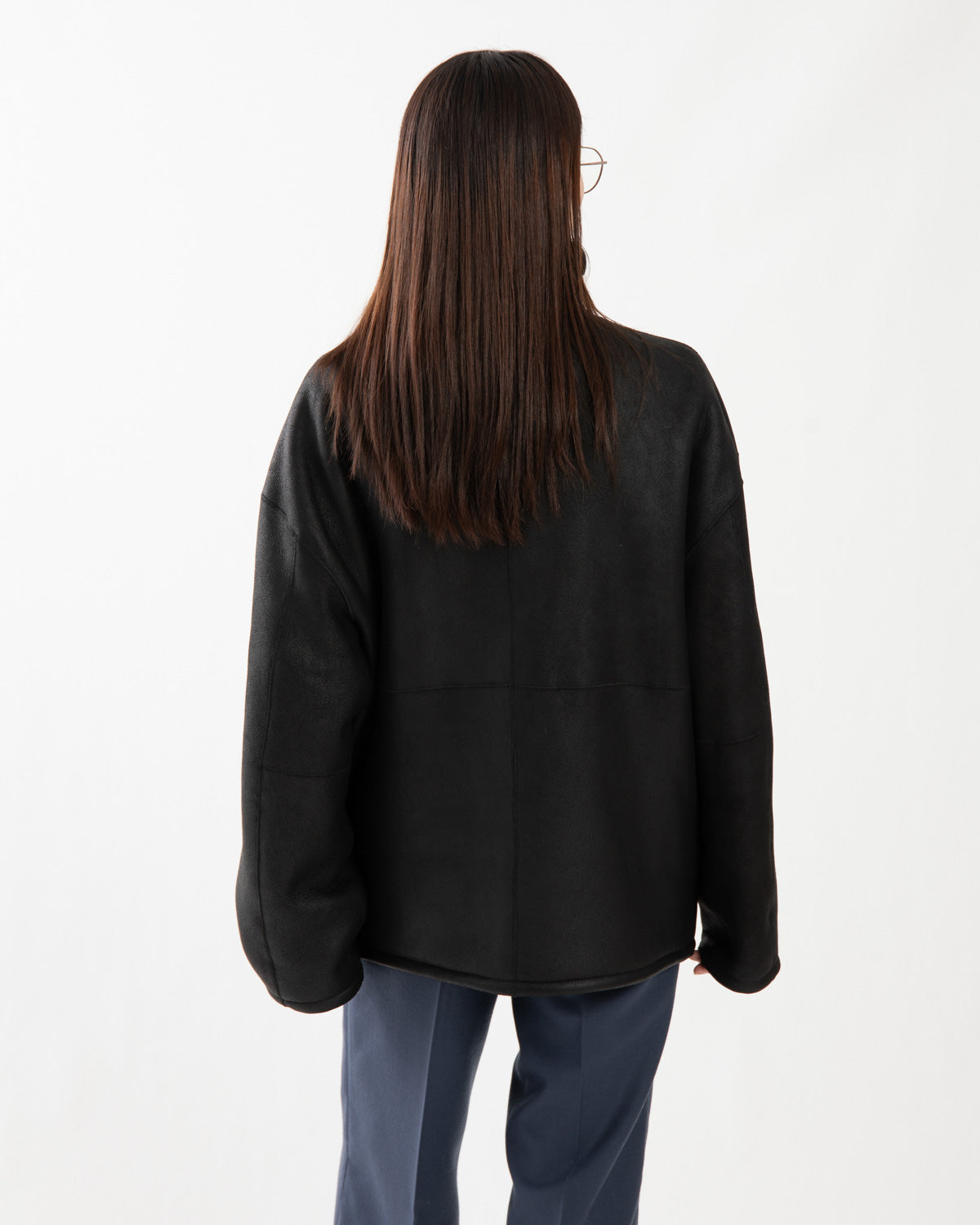 MERINO MOUTON ZIP BLOUSON