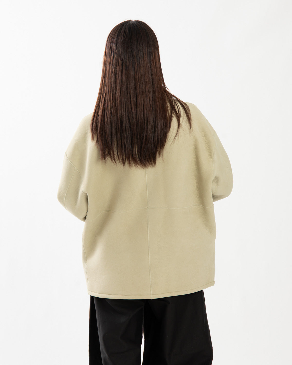 MERINO MOUTON ZIP BLOUSON