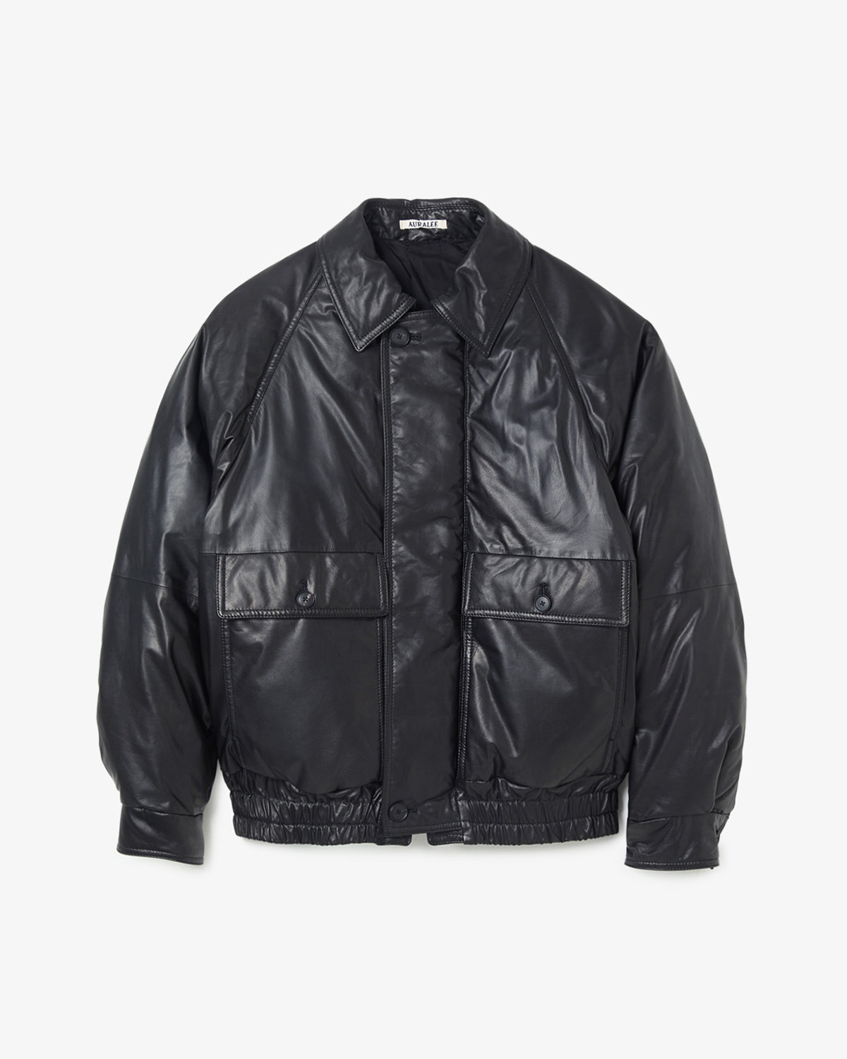 FINE CALF LEATHER DOWN BLOUSON (WOMEN'S)