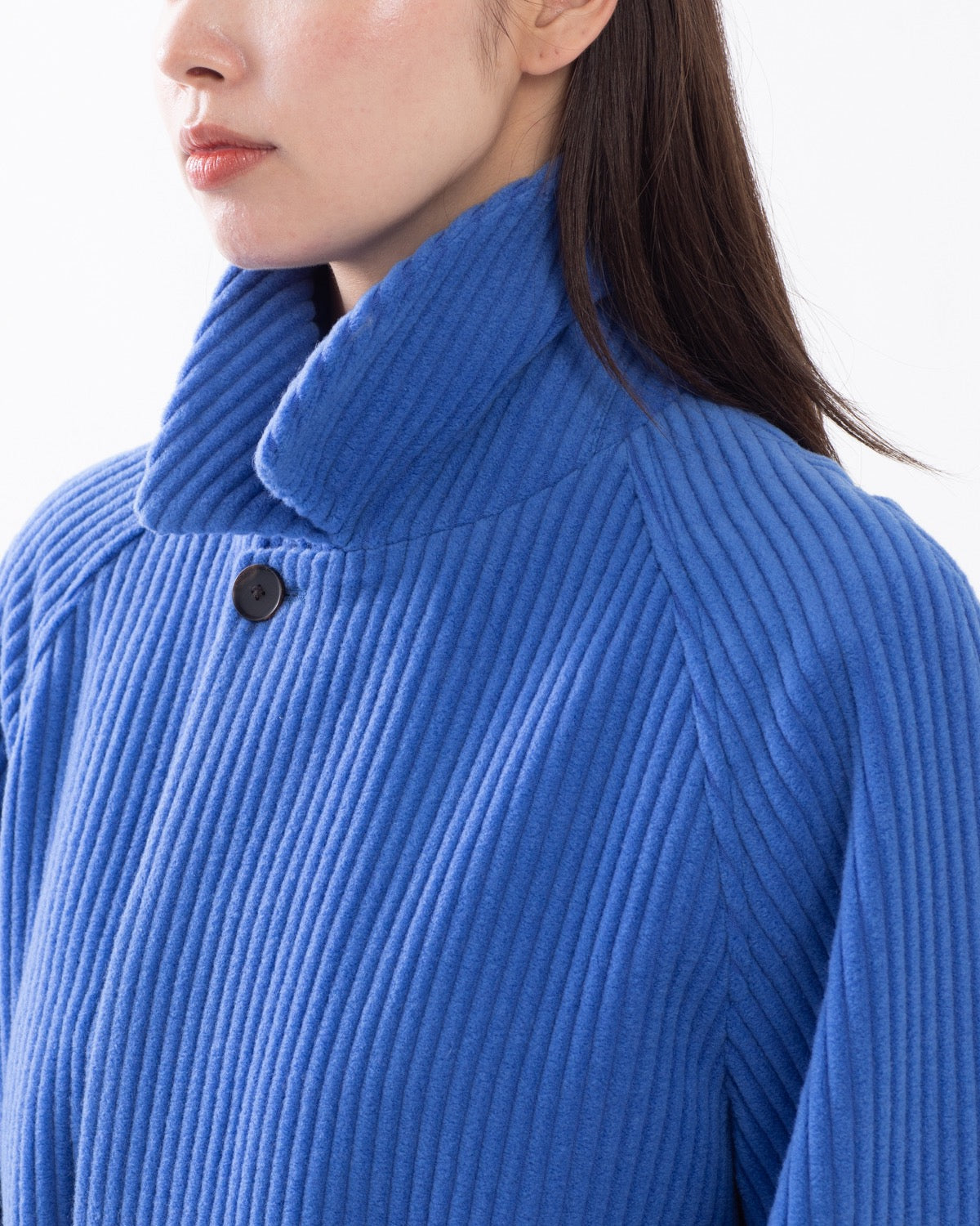 WOOL CASHMERE CORDUROY SOUTIEN COLLAR COAT (WOMEN'S)