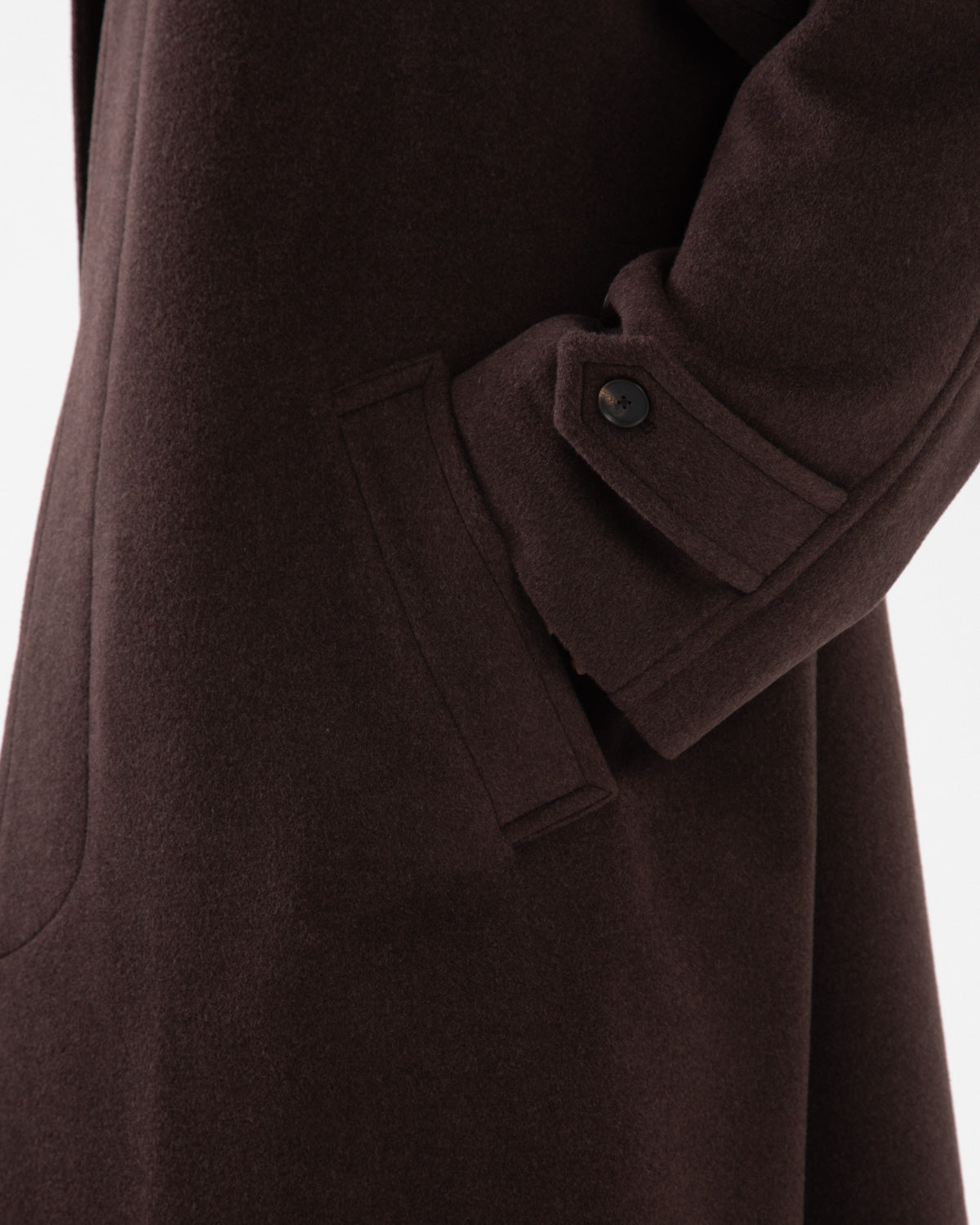 SUPER FINE WOOL MOSSER SOUTIEN COLLAR COAT (WOMEN'S)