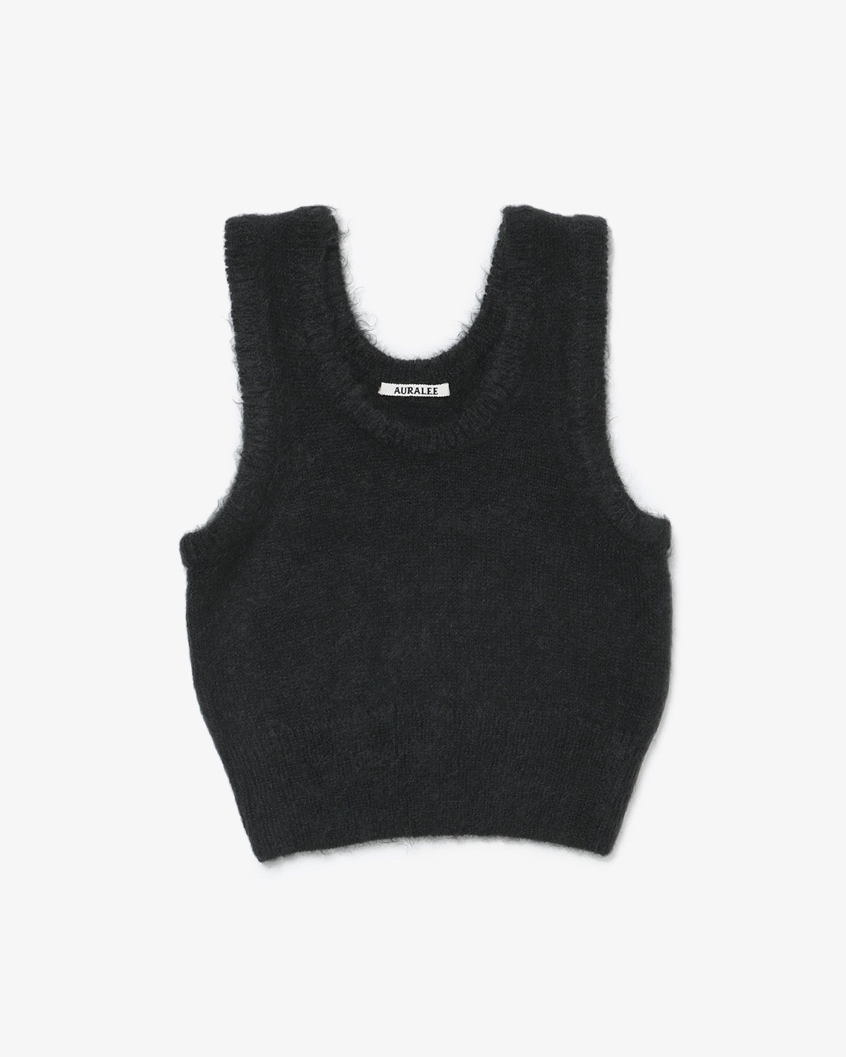 BRUSHED SUPER KID MOHAIR KNIT TANK