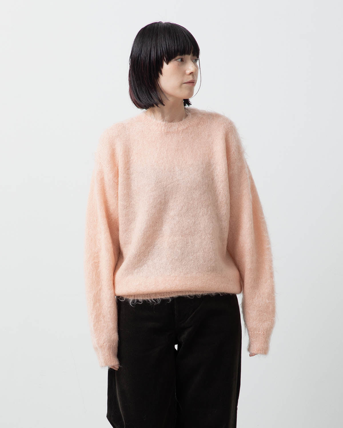 BRUSHED SUPER KID MOHAIR KNIT P/O (WOMEN'S)