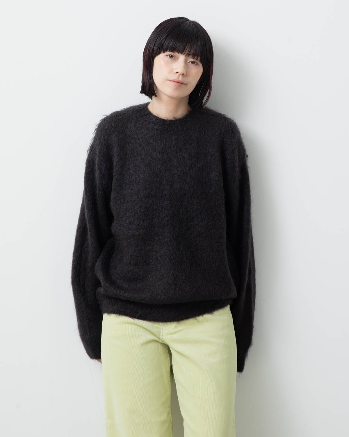 BRUSHED SUPER KID MOHAIR KNIT P/O (WOMEN'S)