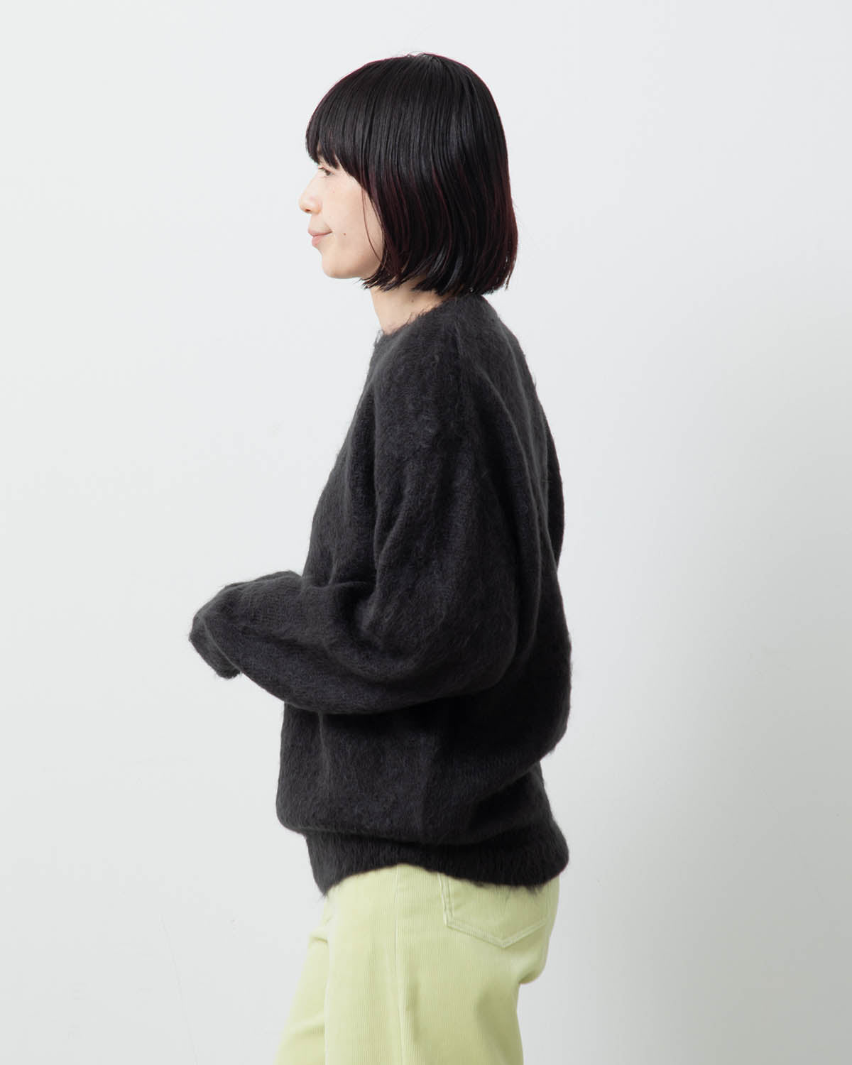 BRUSHED SUPER KID MOHAIR KNIT P/O (WOMEN'S)