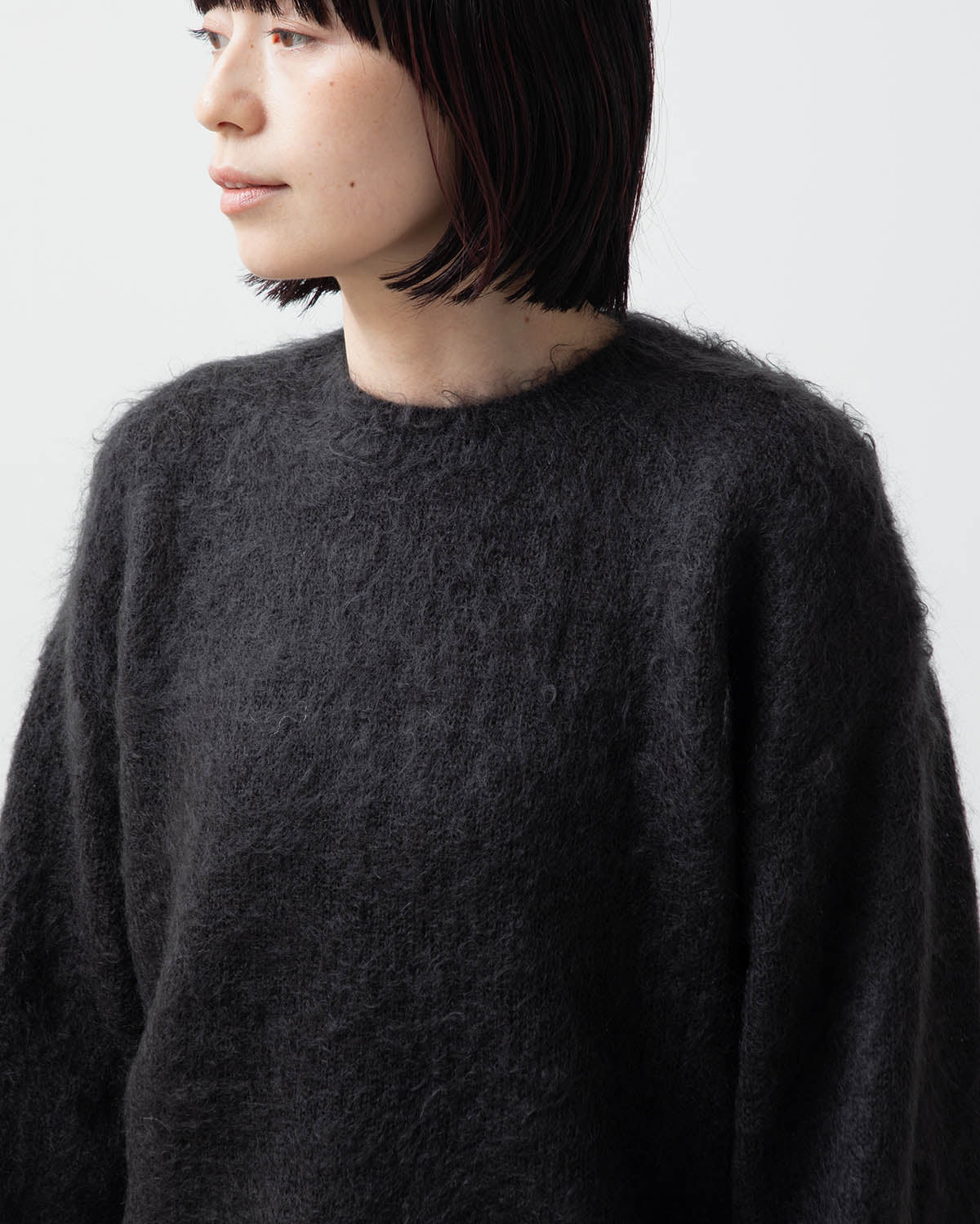 BRUSHED SUPER KID MOHAIR KNIT P/O (WOMEN'S)