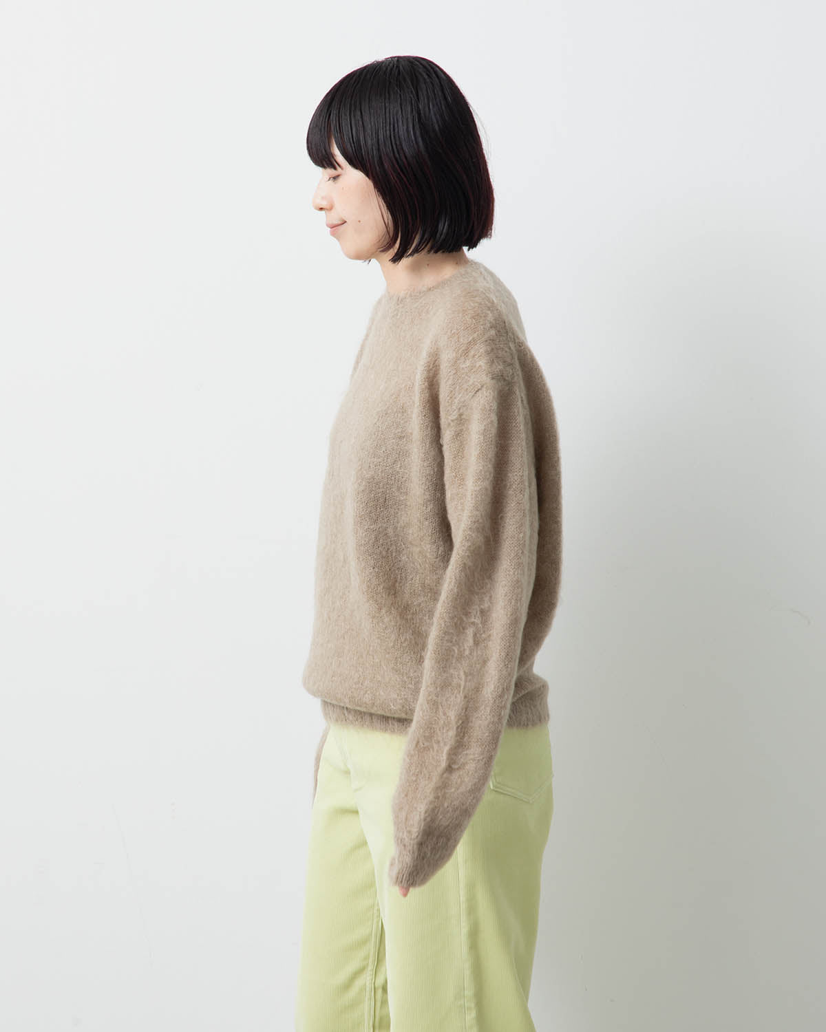 BRUSHED SUPER KID MOHAIR KNIT P/O (WOMEN'S)