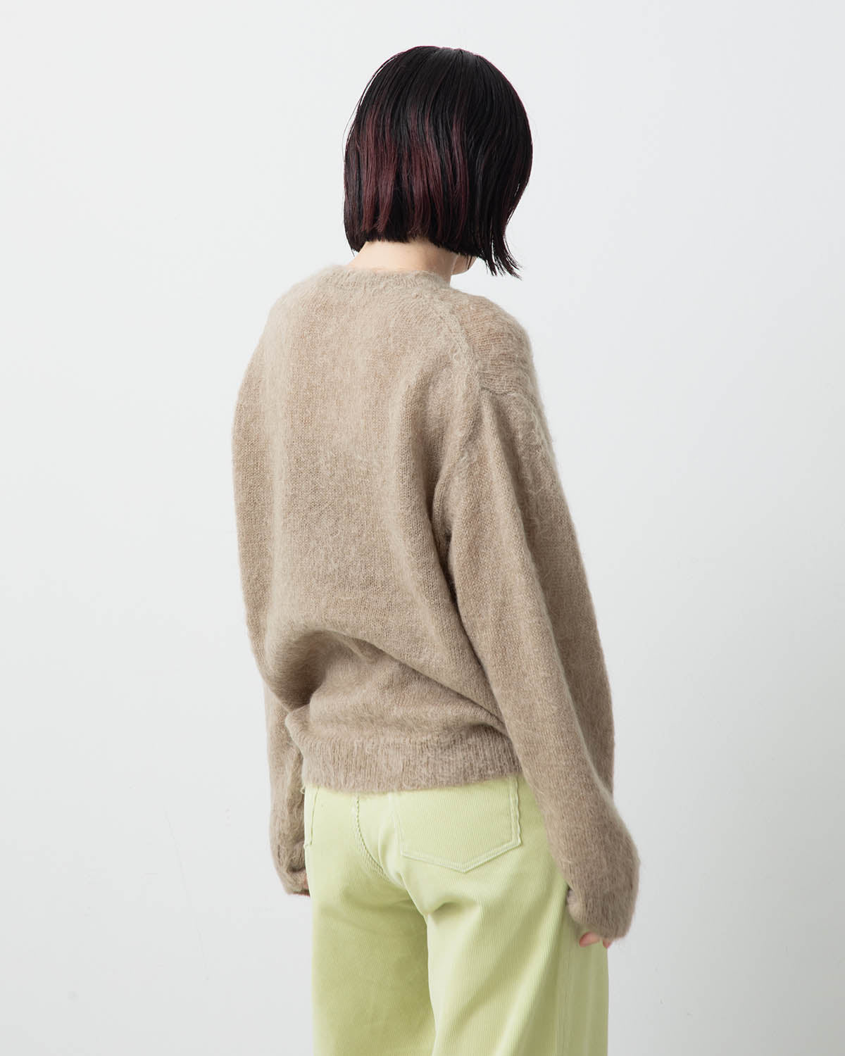 BRUSHED SUPER KID MOHAIR KNIT P/O (WOMEN'S)