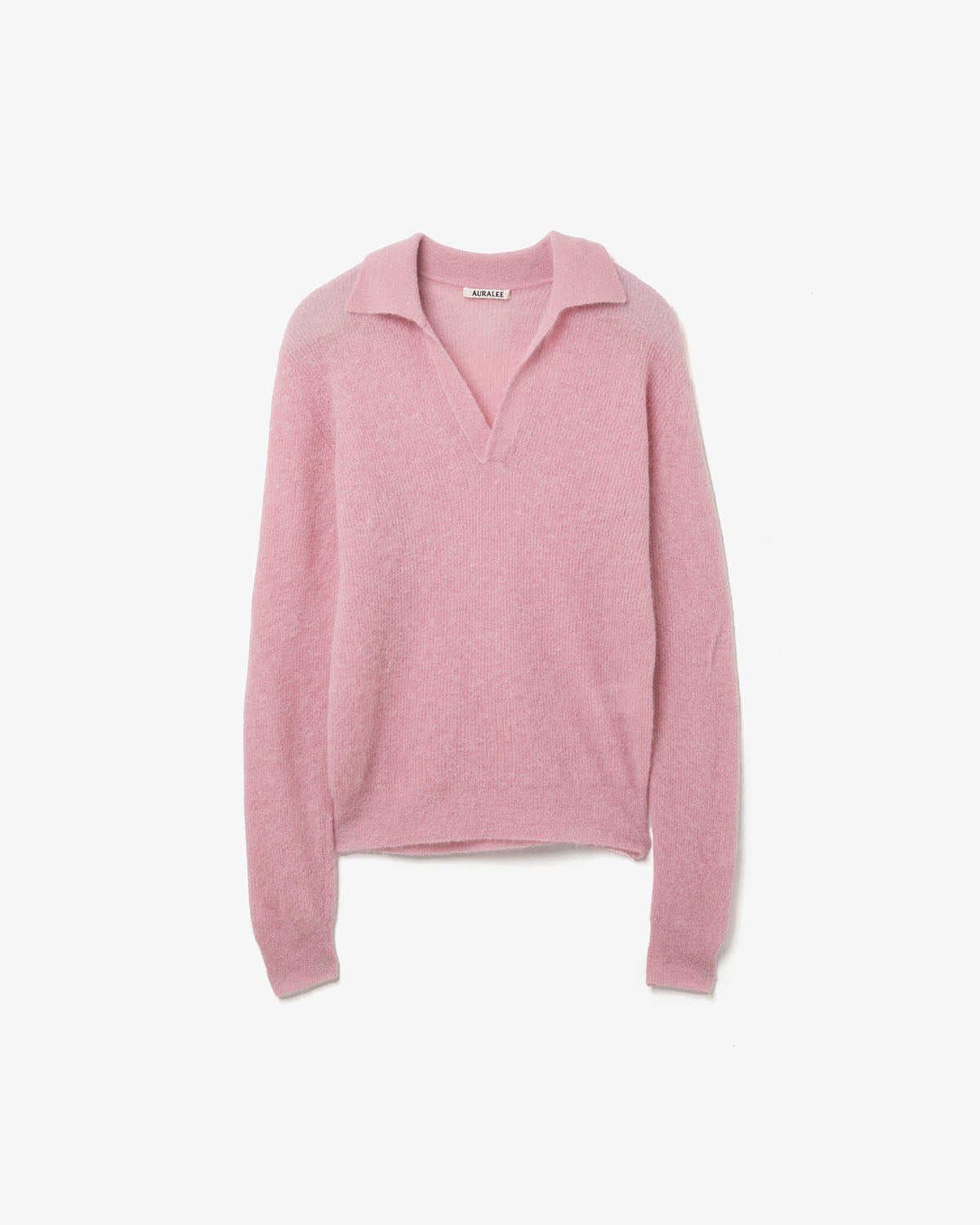 BABY SURI ALPACA SHEER KNIT SKIPPER POLO