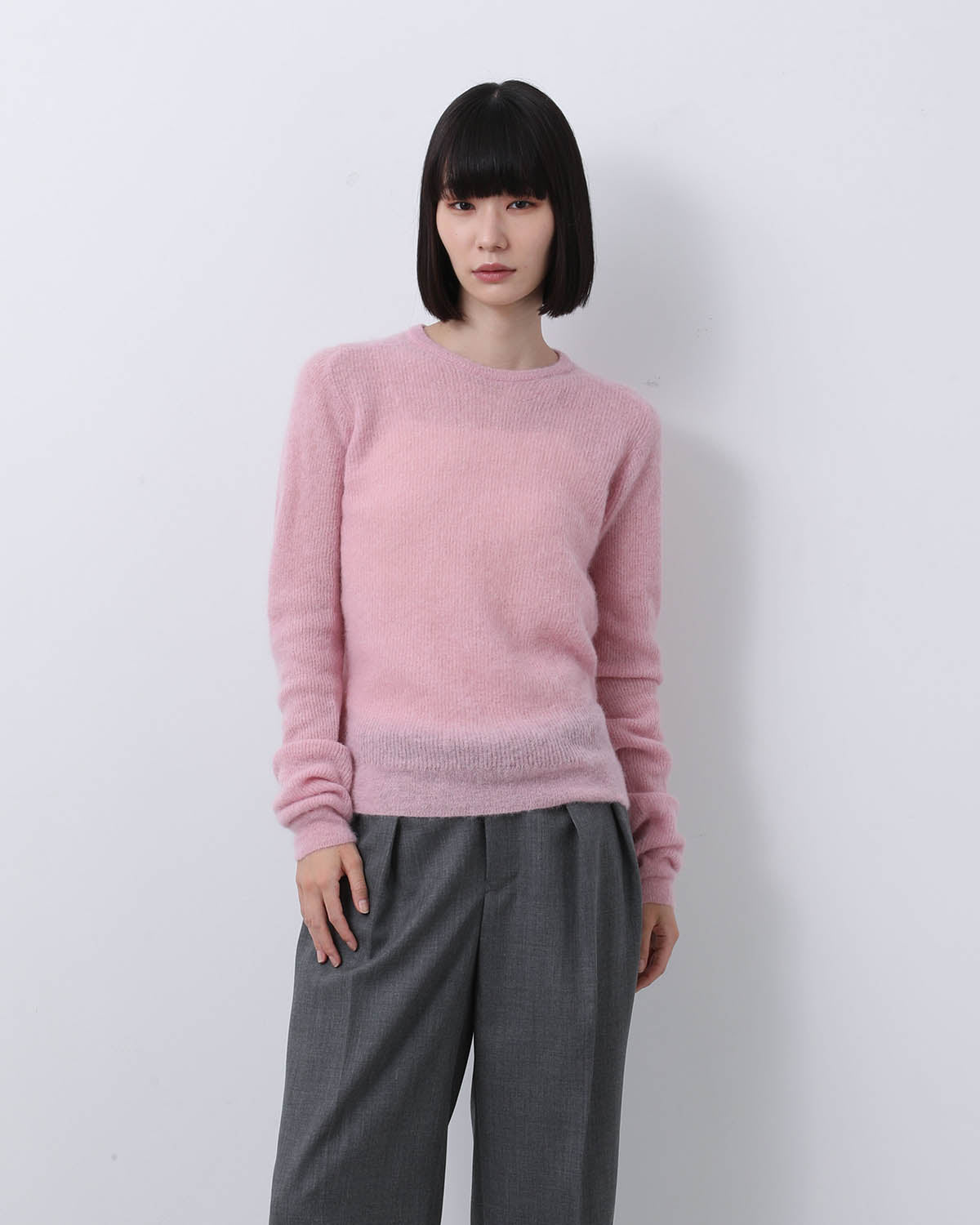 BABY SURI ALPACA SHEER KNIT P/O