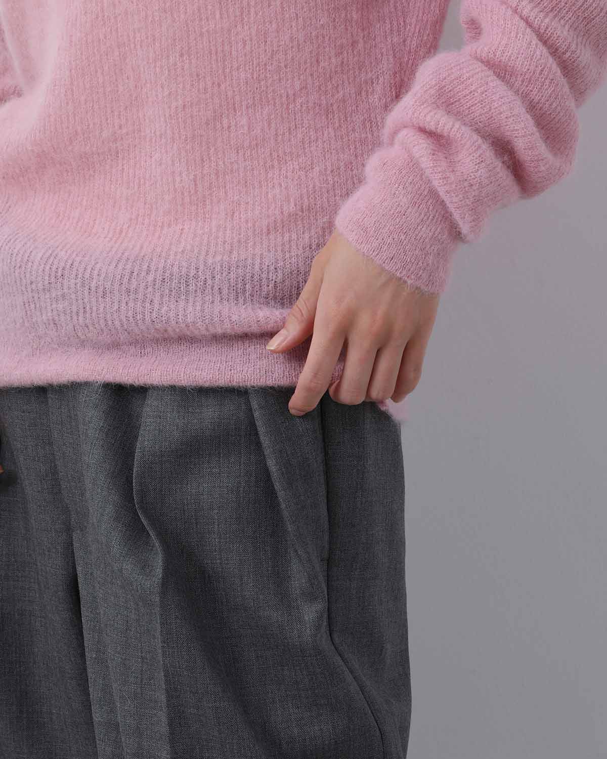 BABY SURI ALPACA SHEER KNIT P/O