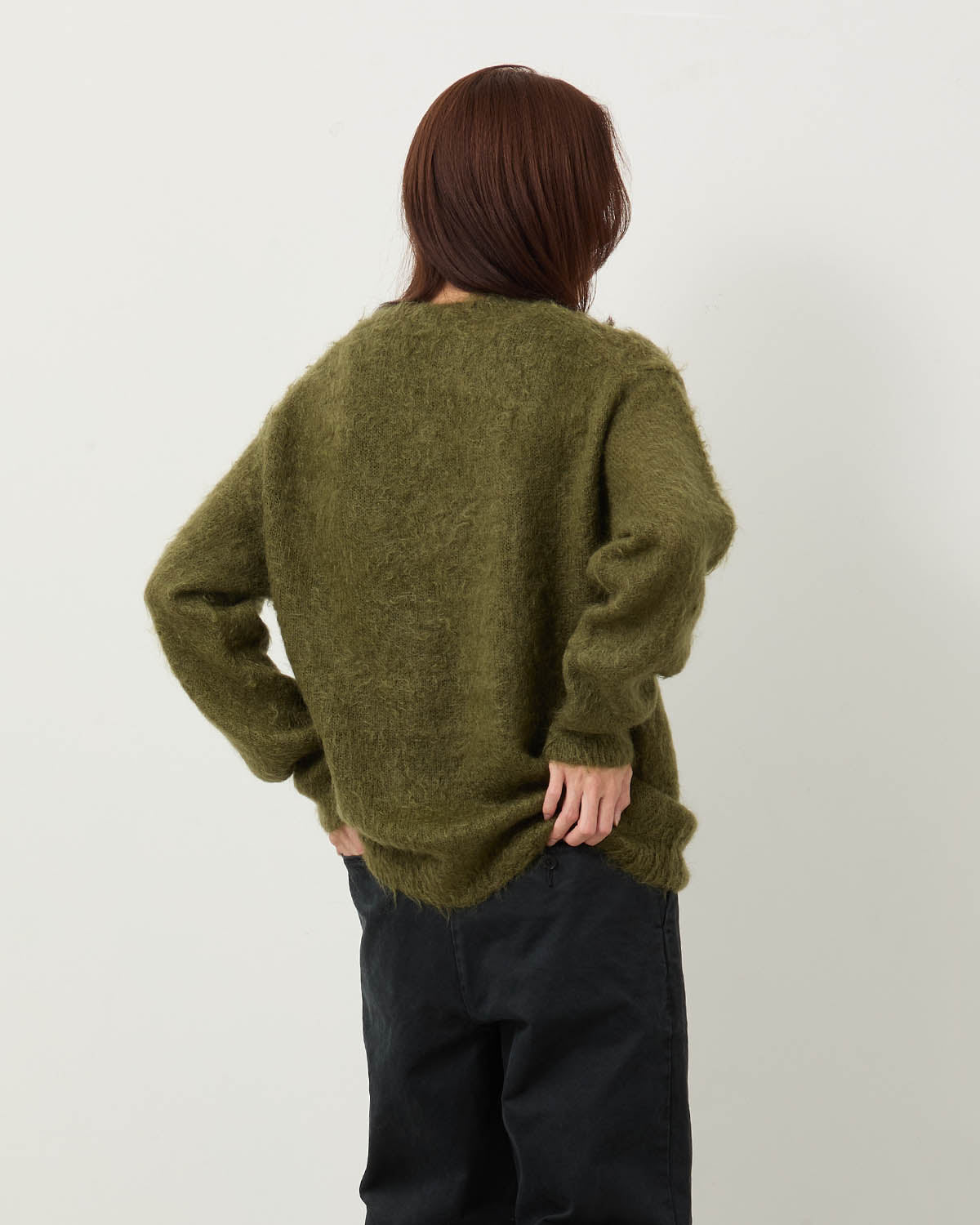 BRUSHED SUPER KID MOHAIR KNIT P/O (WOMEN'S)