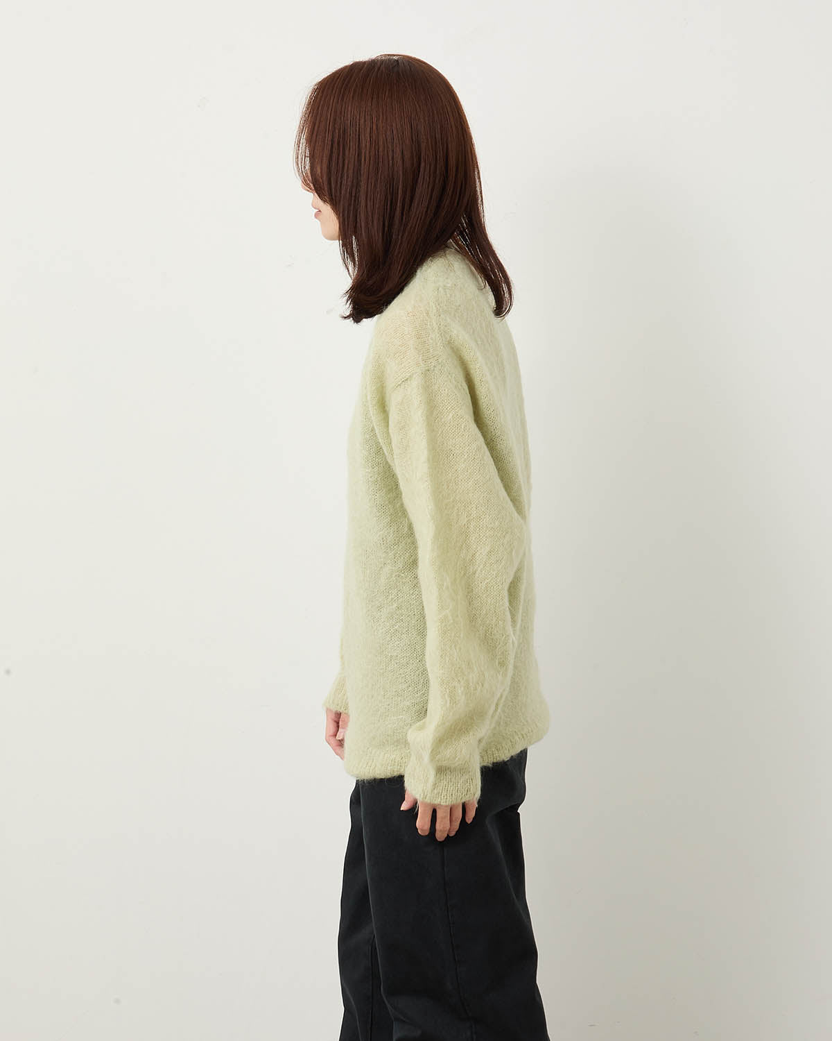 BRUSHED SUPER KID MOHAIR KNIT P/O (WOMEN'S)
