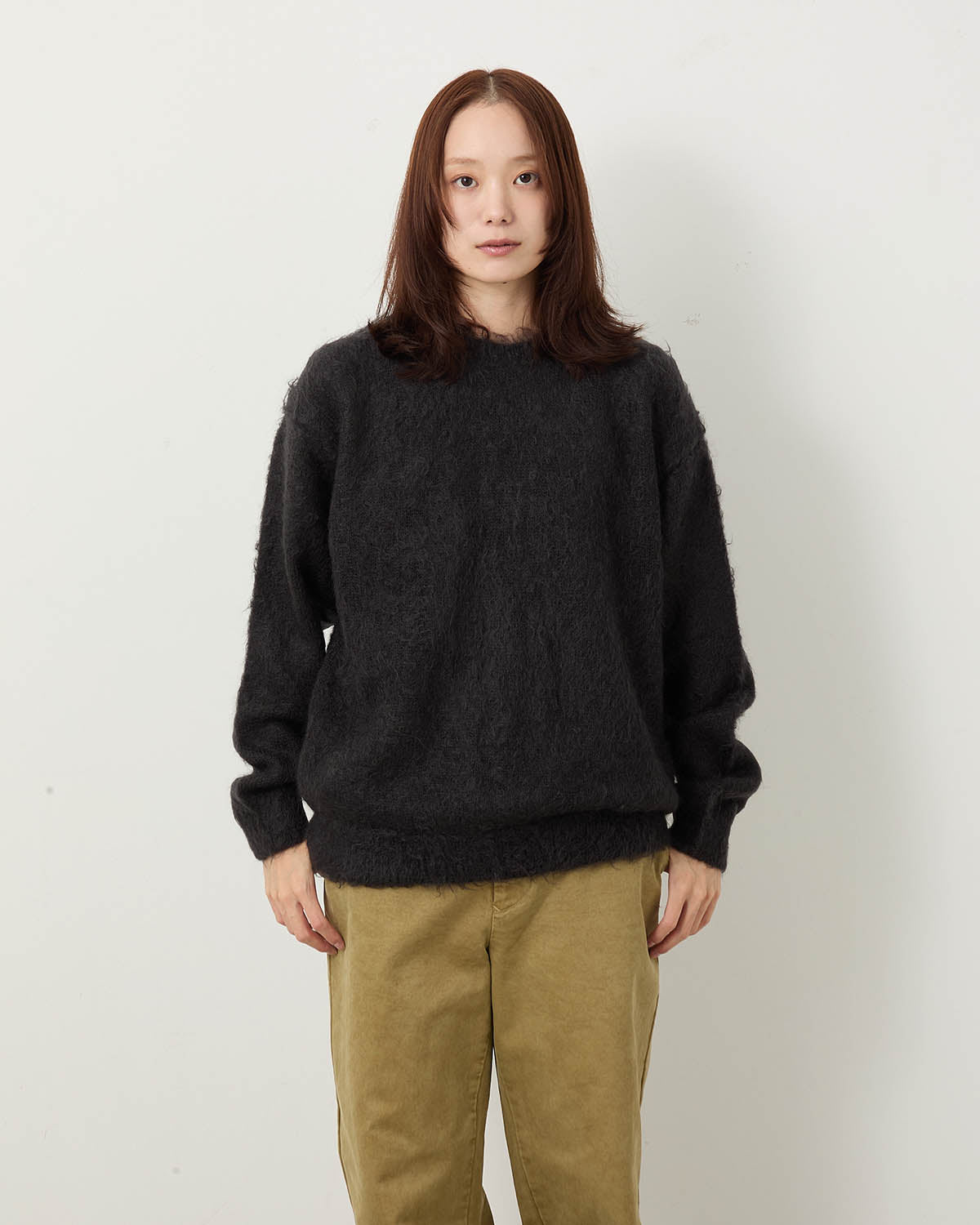 BRUSHED SUPER KID MOHAIR KNIT P/O (WOMEN'S)