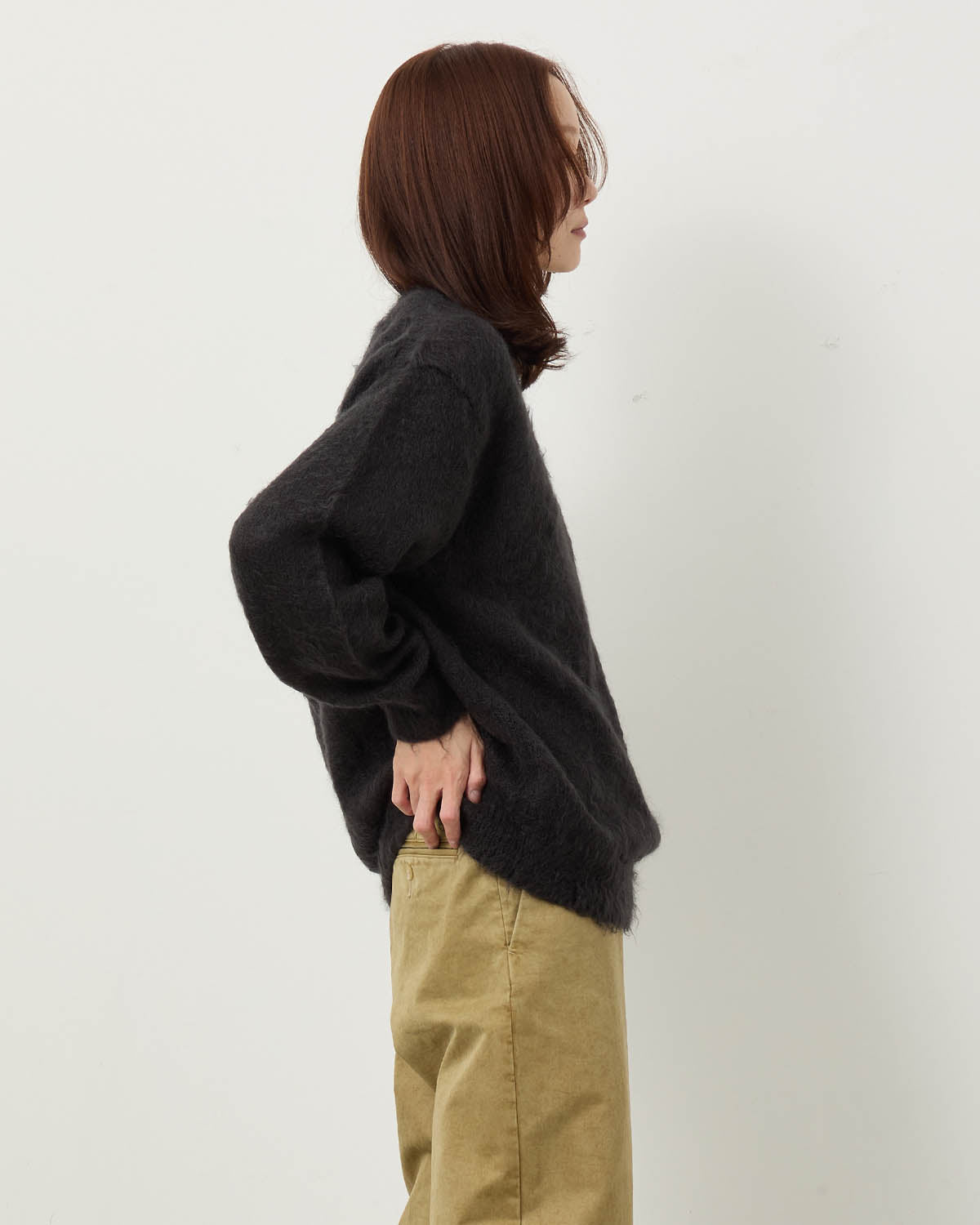 BRUSHED SUPER KID MOHAIR KNIT P/O (WOMEN'S)