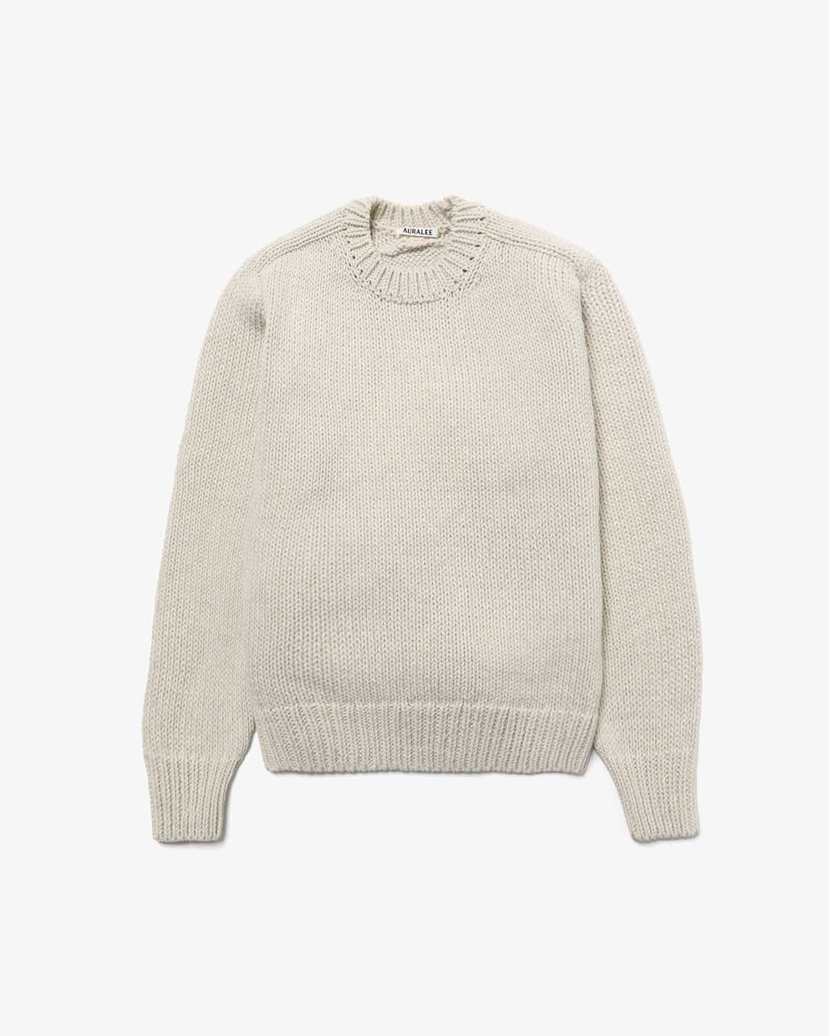 WOOL CASHMERE FELTED KNIT P/O