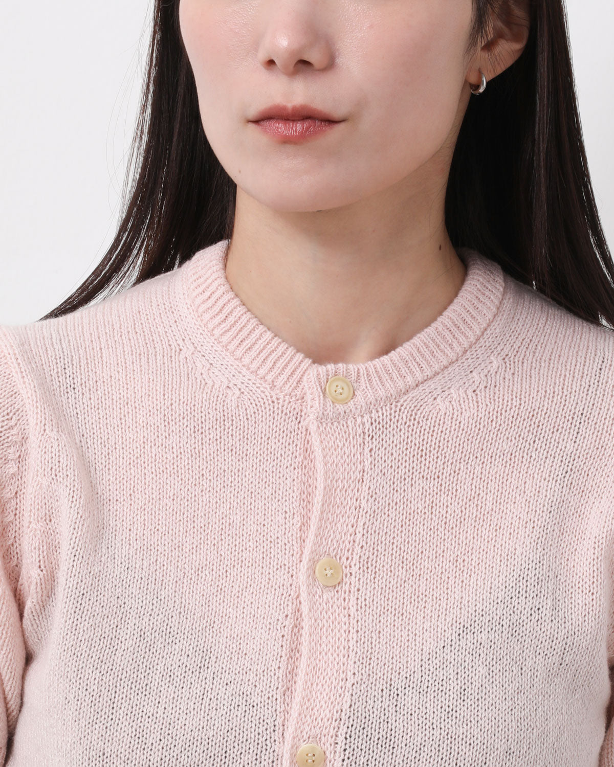 SUMMER CASHMERE KNIT HALF SLEEVED CARDIGAN