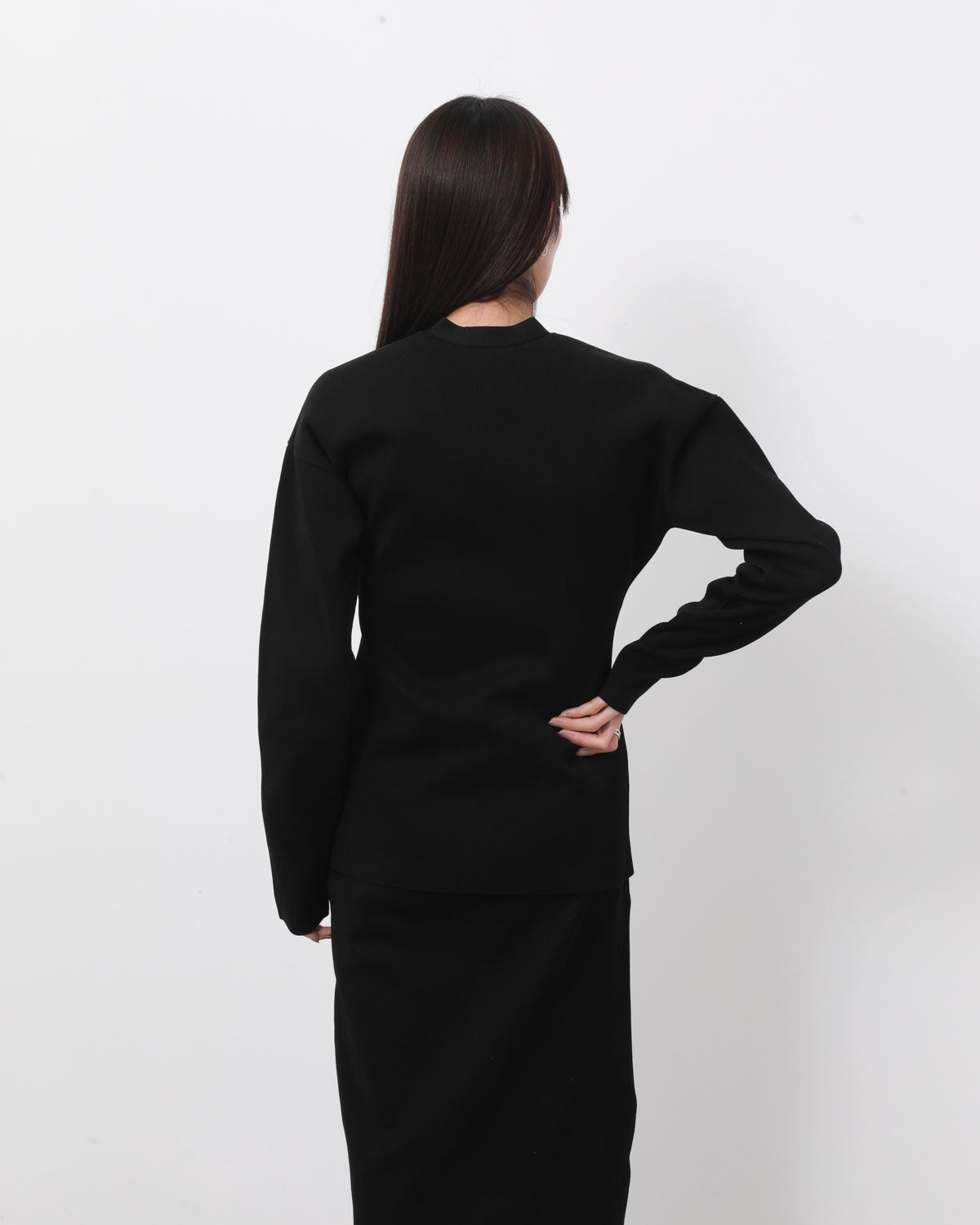 HIGH GAUGE TUCK RIB KNIT CARDIGAN (WOMEN'S)