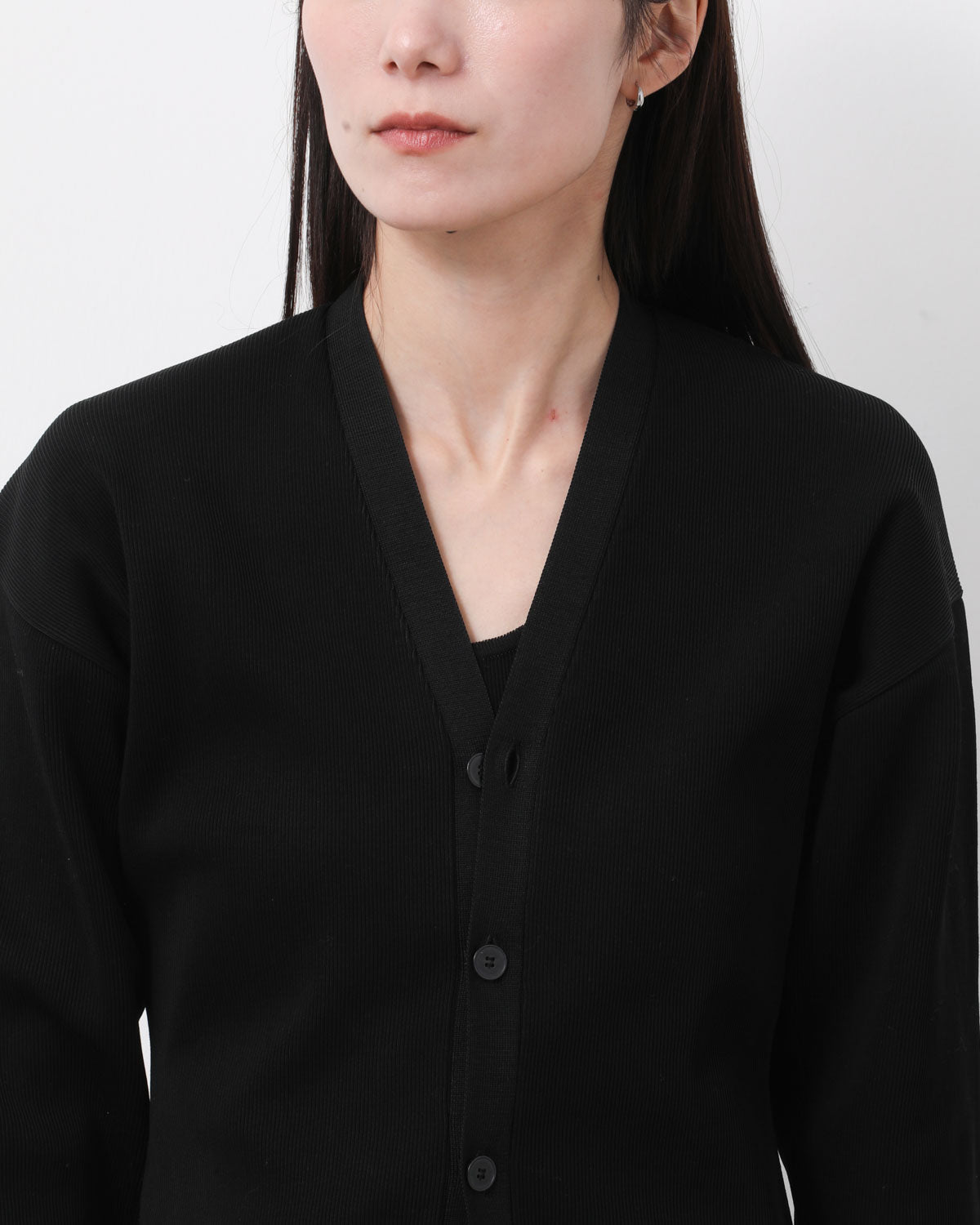 HIGH GAUGE TUCK RIB KNIT CARDIGAN (WOMEN'S)