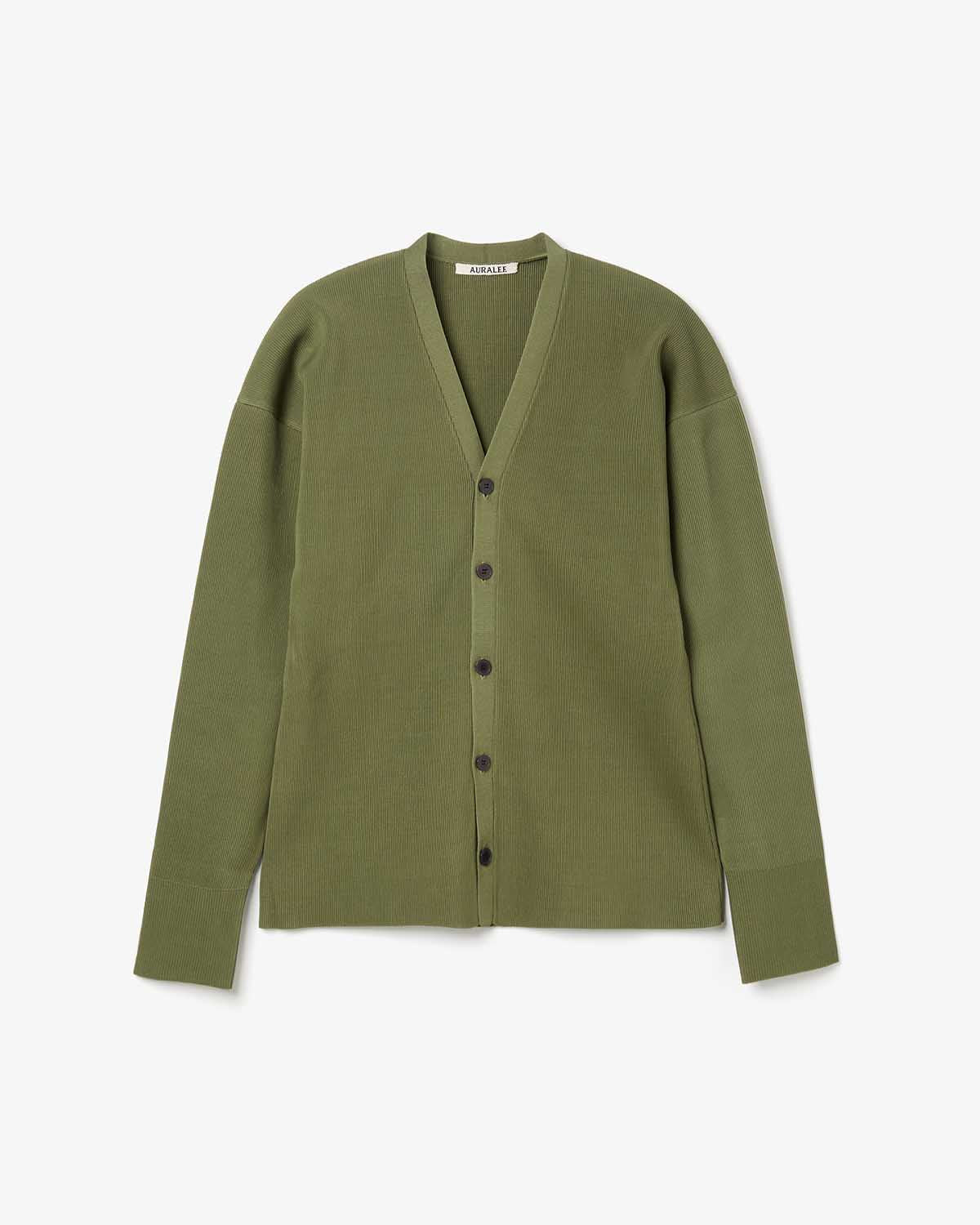 HIGH GAUGE TUCK RIB KNIT CARDIGAN (WOMEN'S)