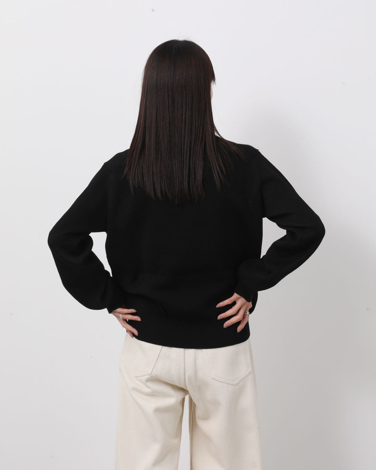 FLAT YARN RIB KNIT P/O (WOMEN'S)