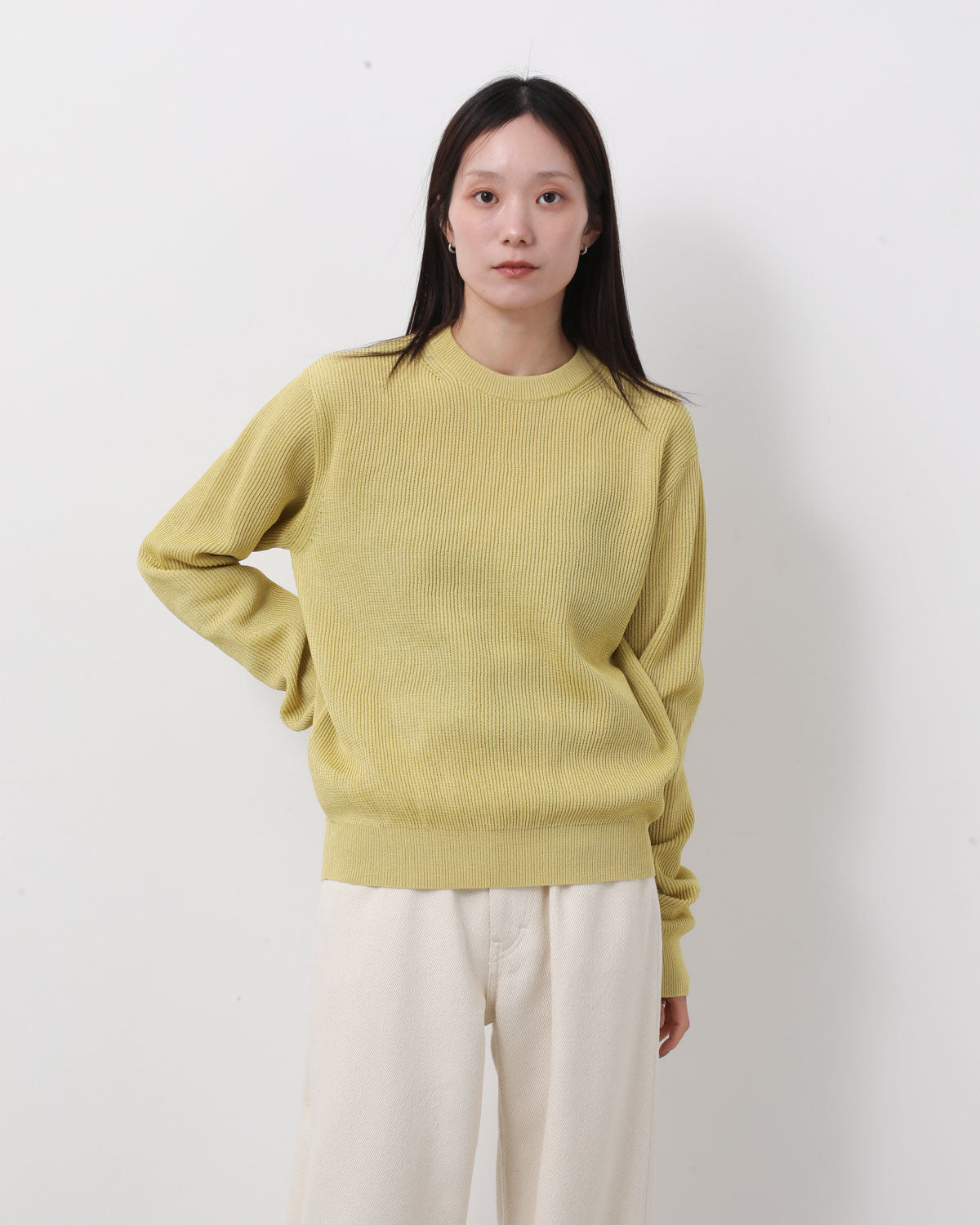 FLAT YARN RIB KNIT P/O (WOMEN'S)