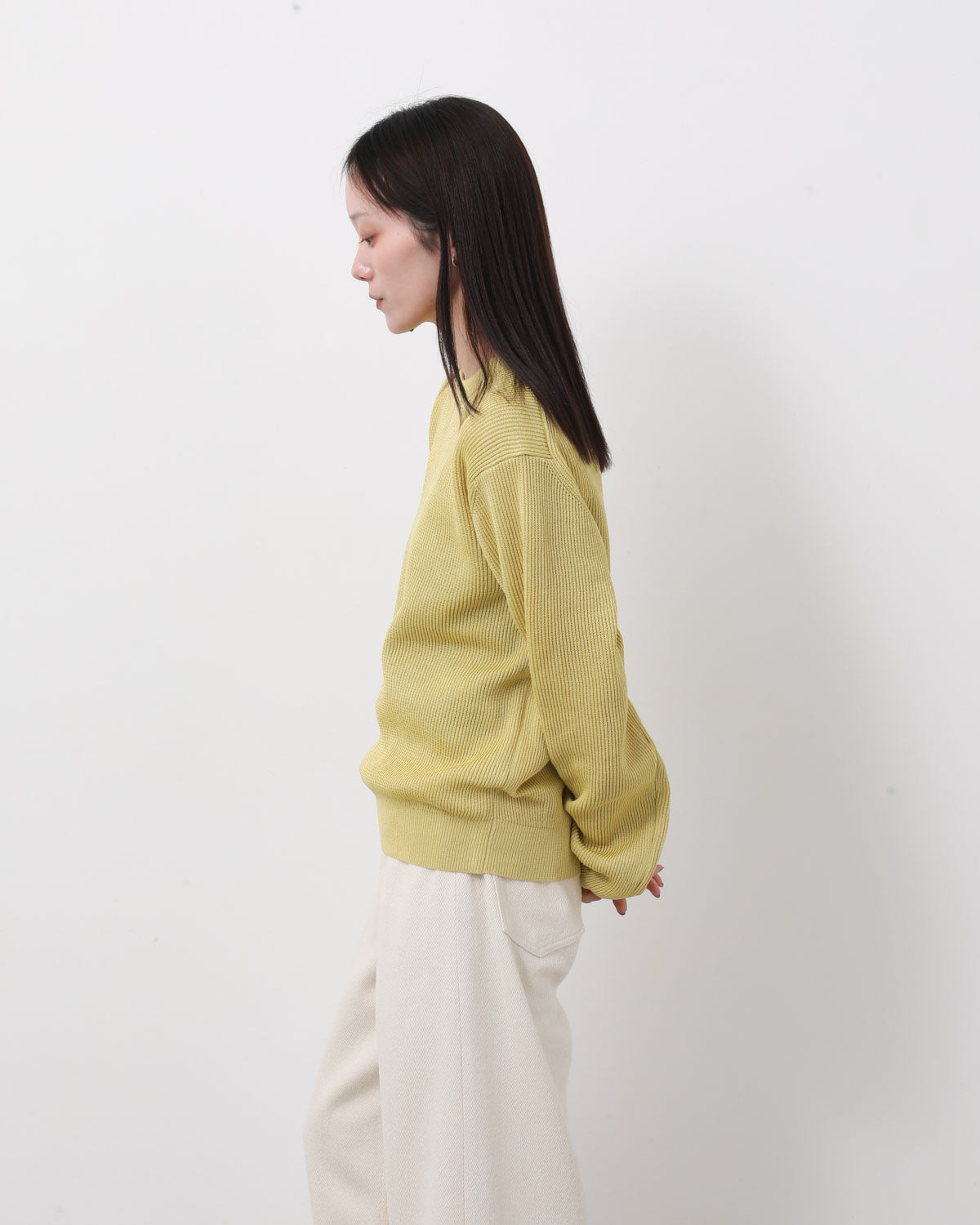 FLAT YARN RIB KNIT P/O (WOMEN'S)