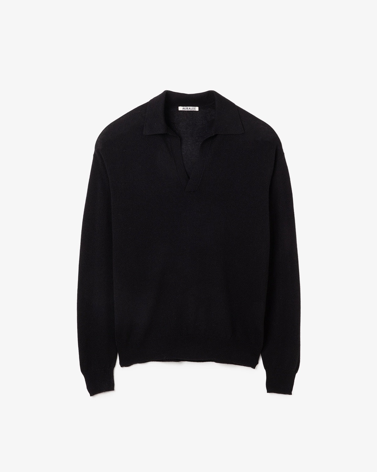 SUPER FINE CASHMERE SILK KNIT SKIPPER POLO